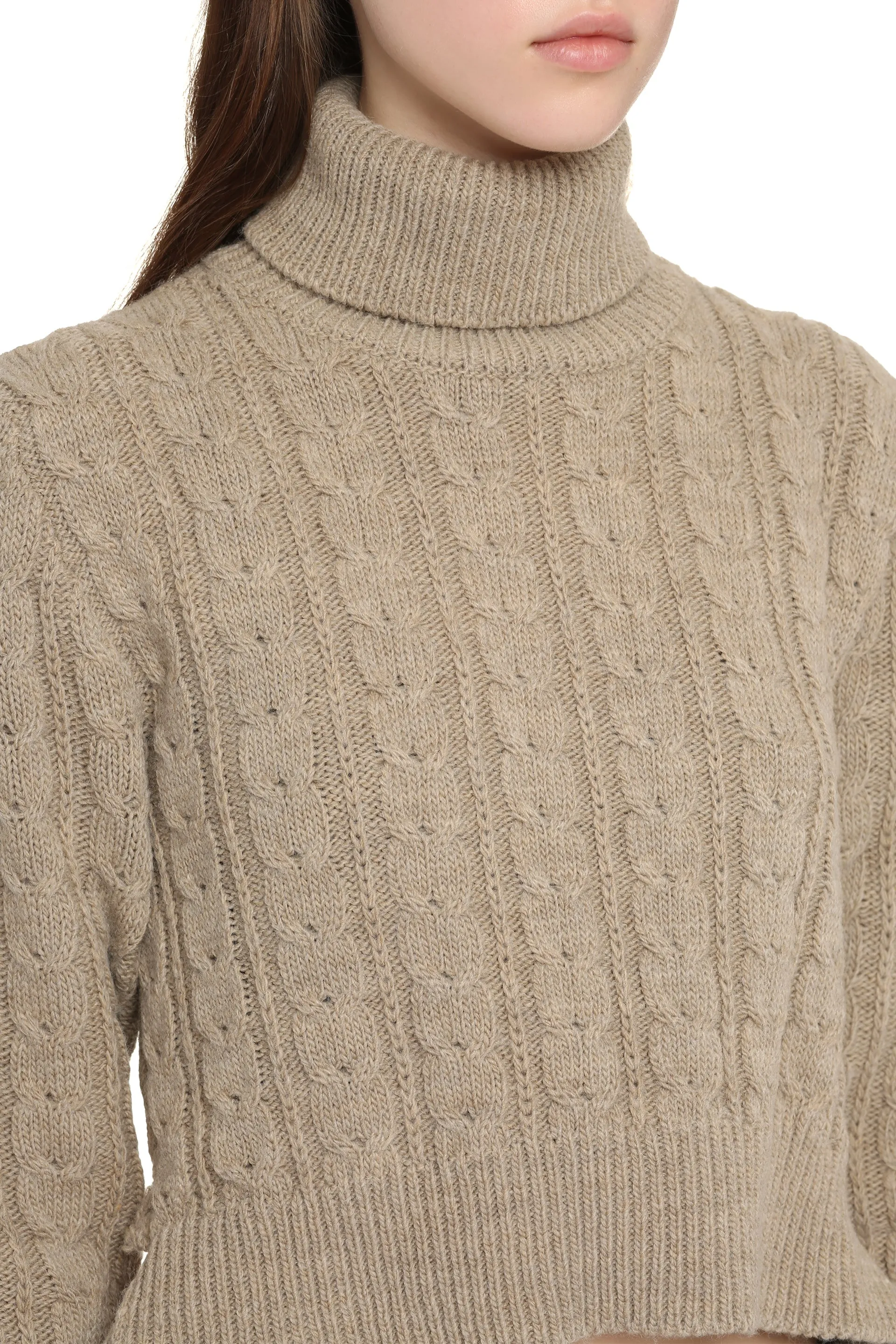 MM6 Maison Margiela Maglione dolcevita in misto lana