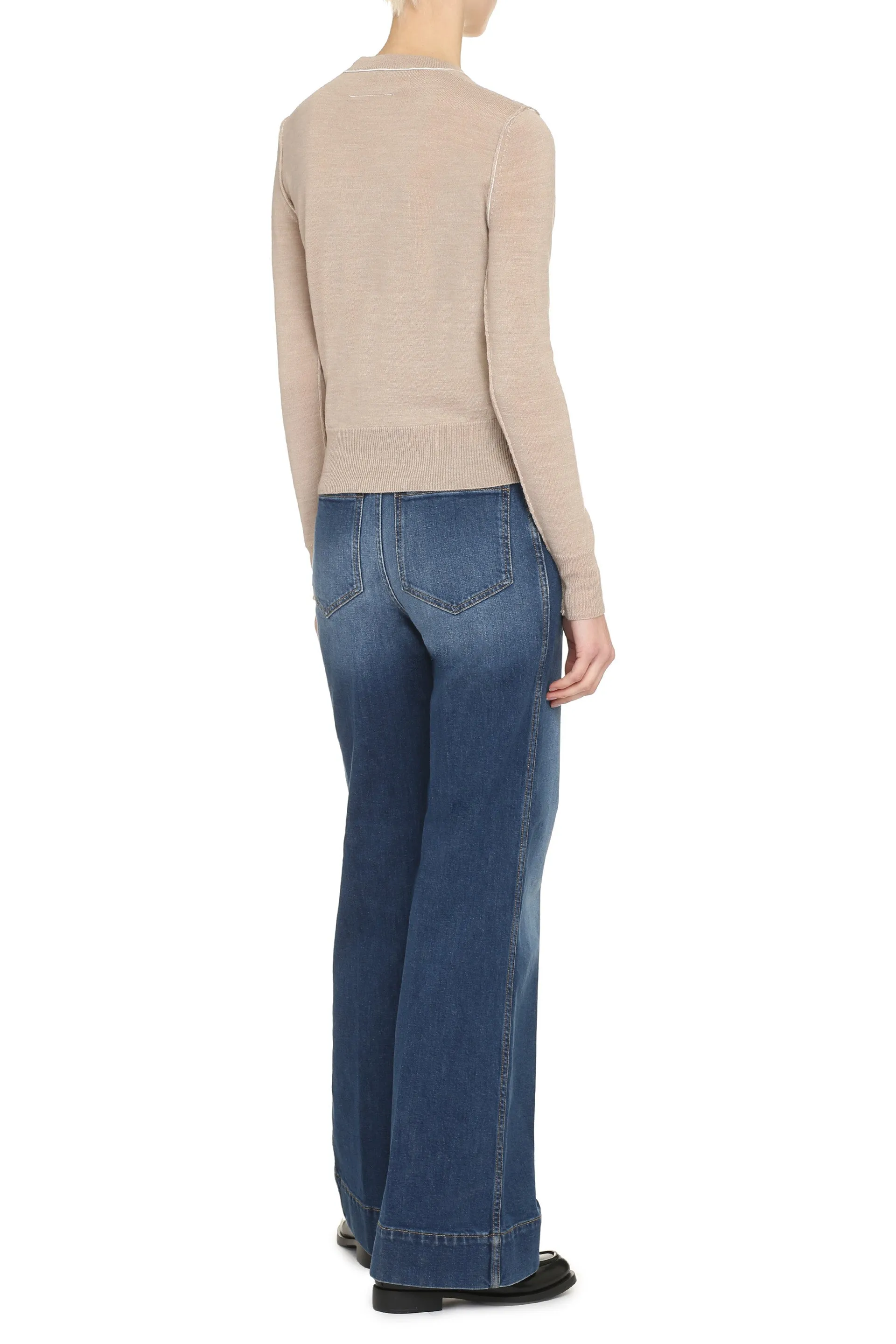 MM6 Maison Margiela Maglione girocollo in misto lana