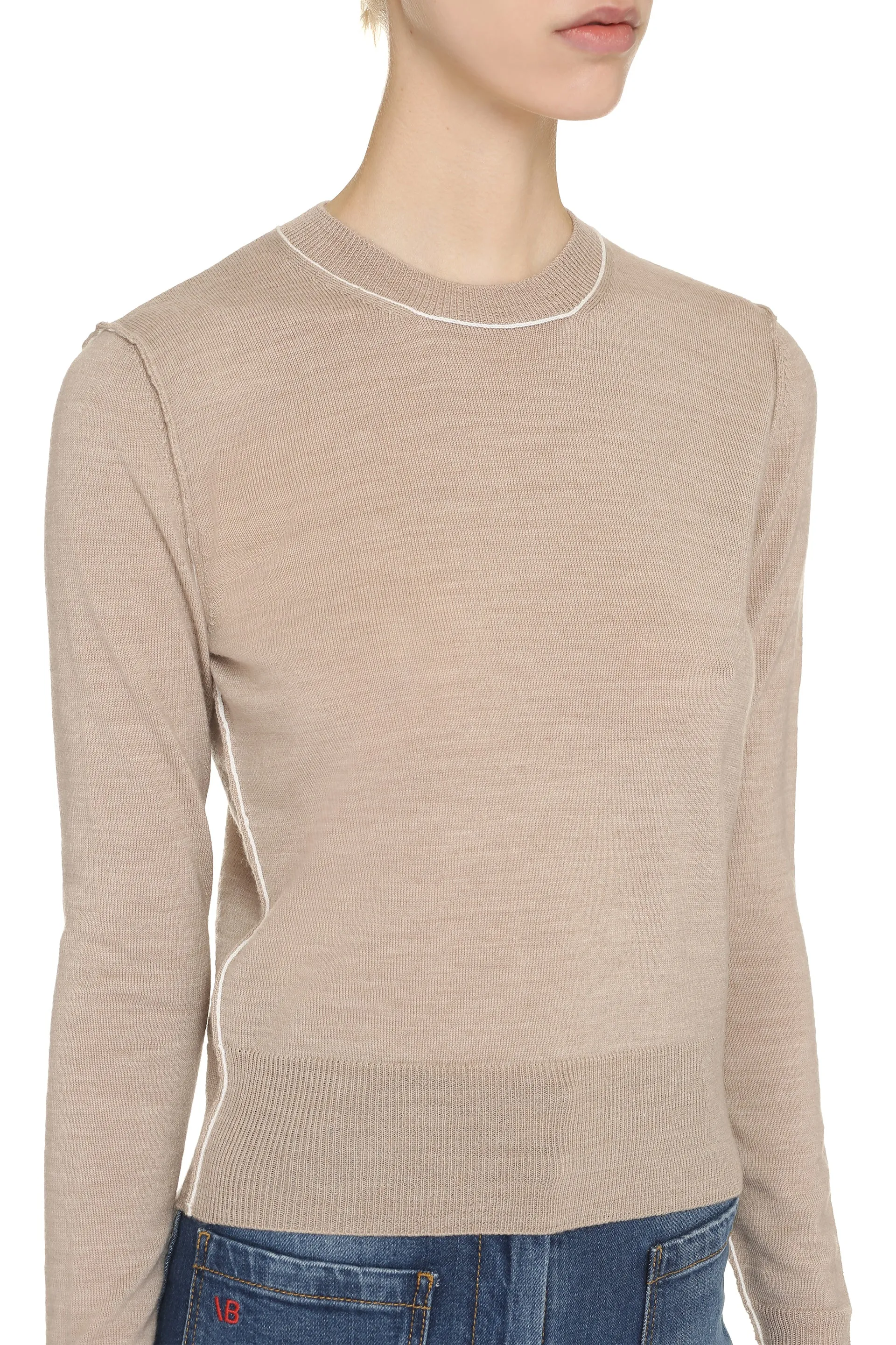 MM6 Maison Margiela Maglione girocollo in misto lana
