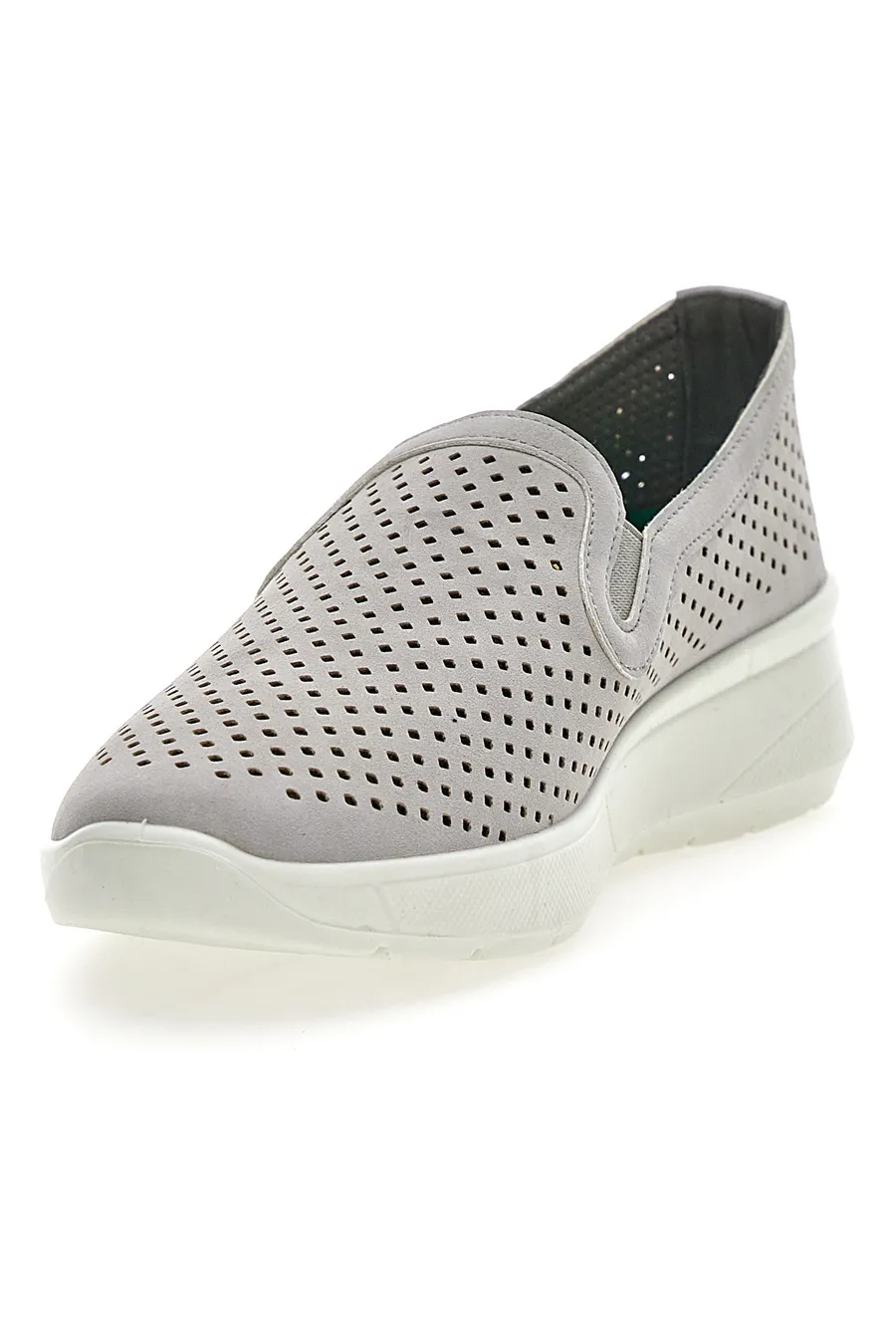 Mocassino Slip-On Grigio Eco Bio 201313