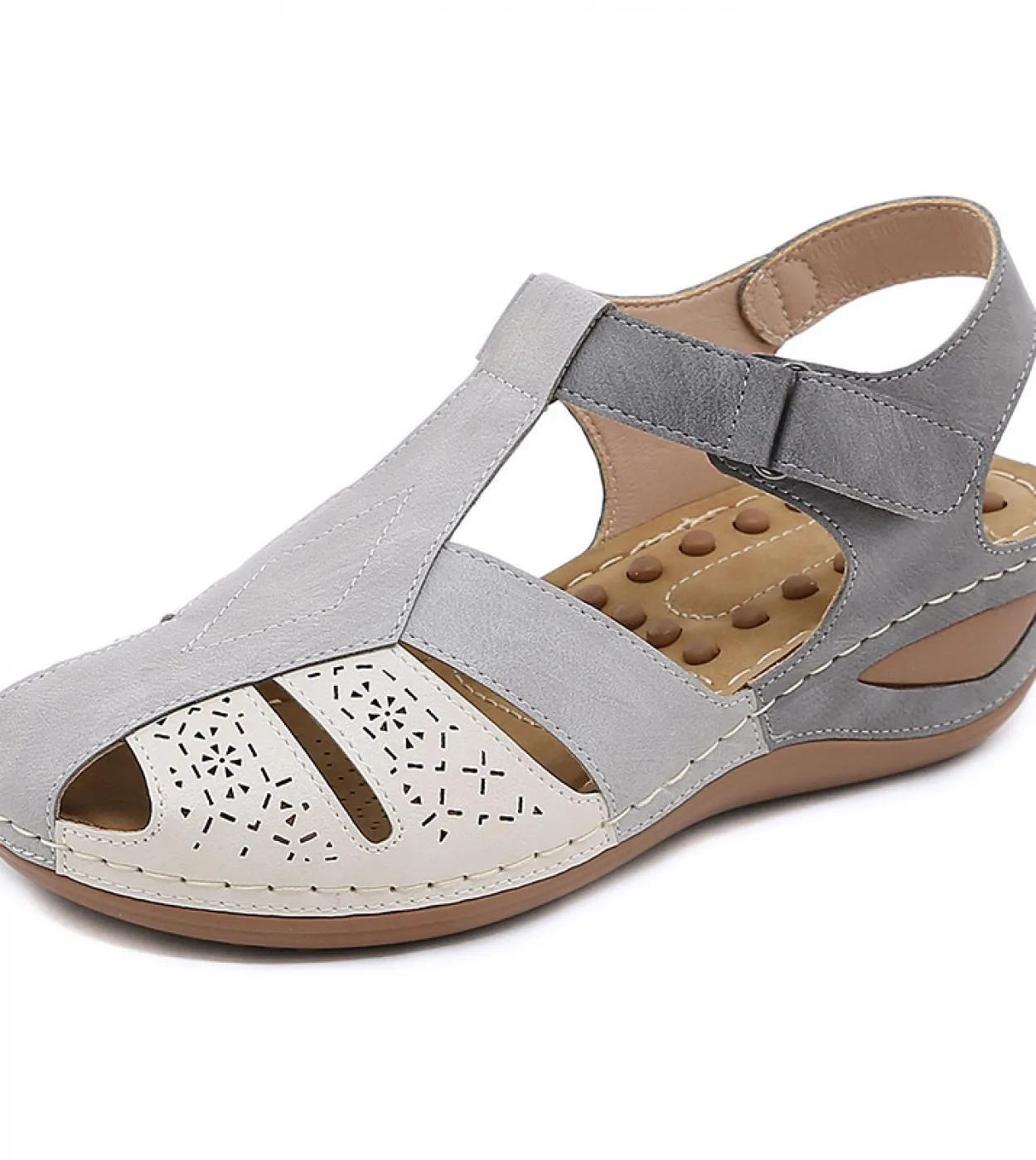 Nuove zeppe da 5,5 cm Sandali con tacco alto Sandali da donna Colori misti Sandali con plateau Scarpe estive per donna Scarpe da