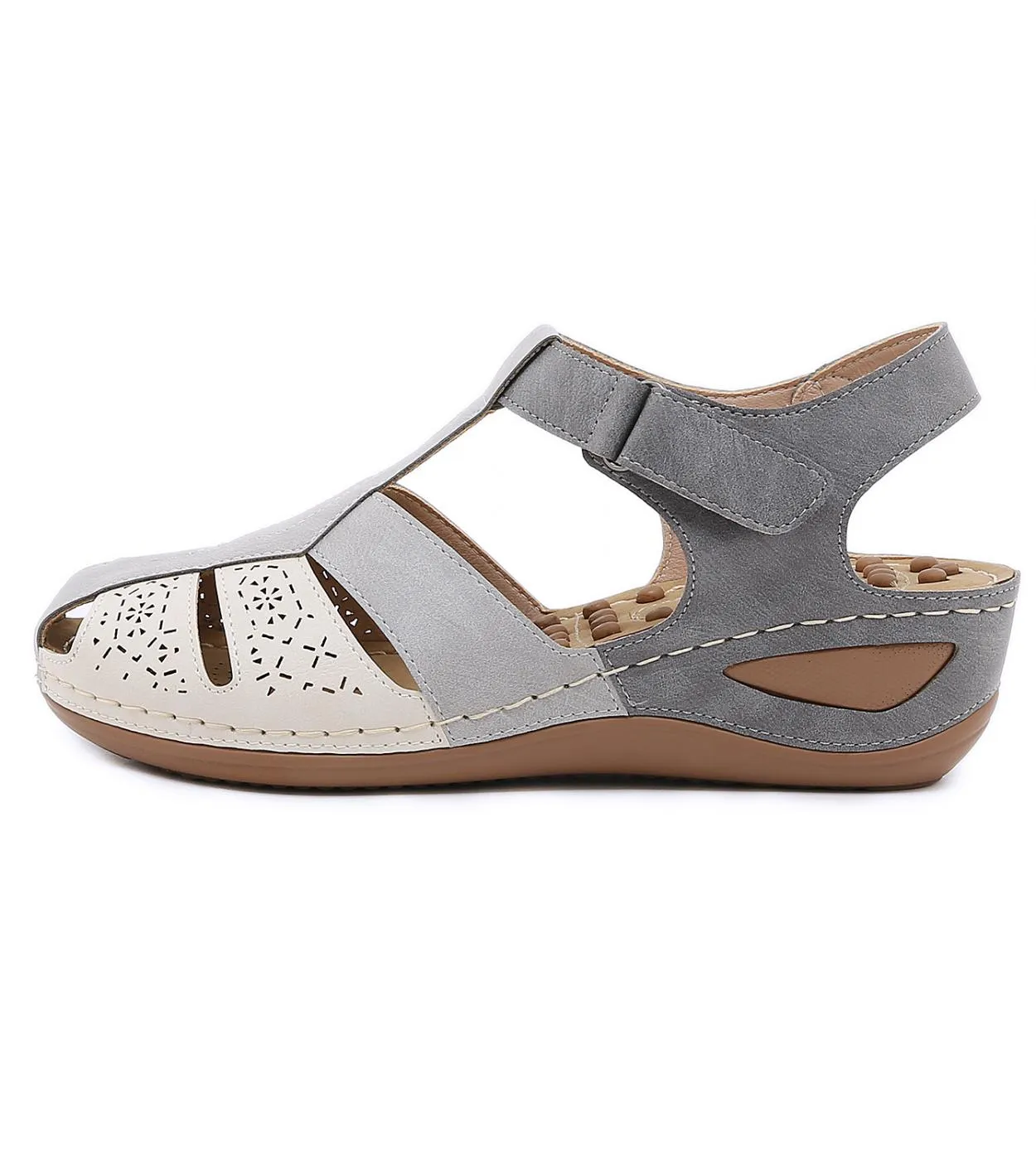 Nuove zeppe da 5,5 cm Sandali con tacco alto Sandali da donna Colori misti Sandali con plateau Scarpe estive per donna Scarpe da