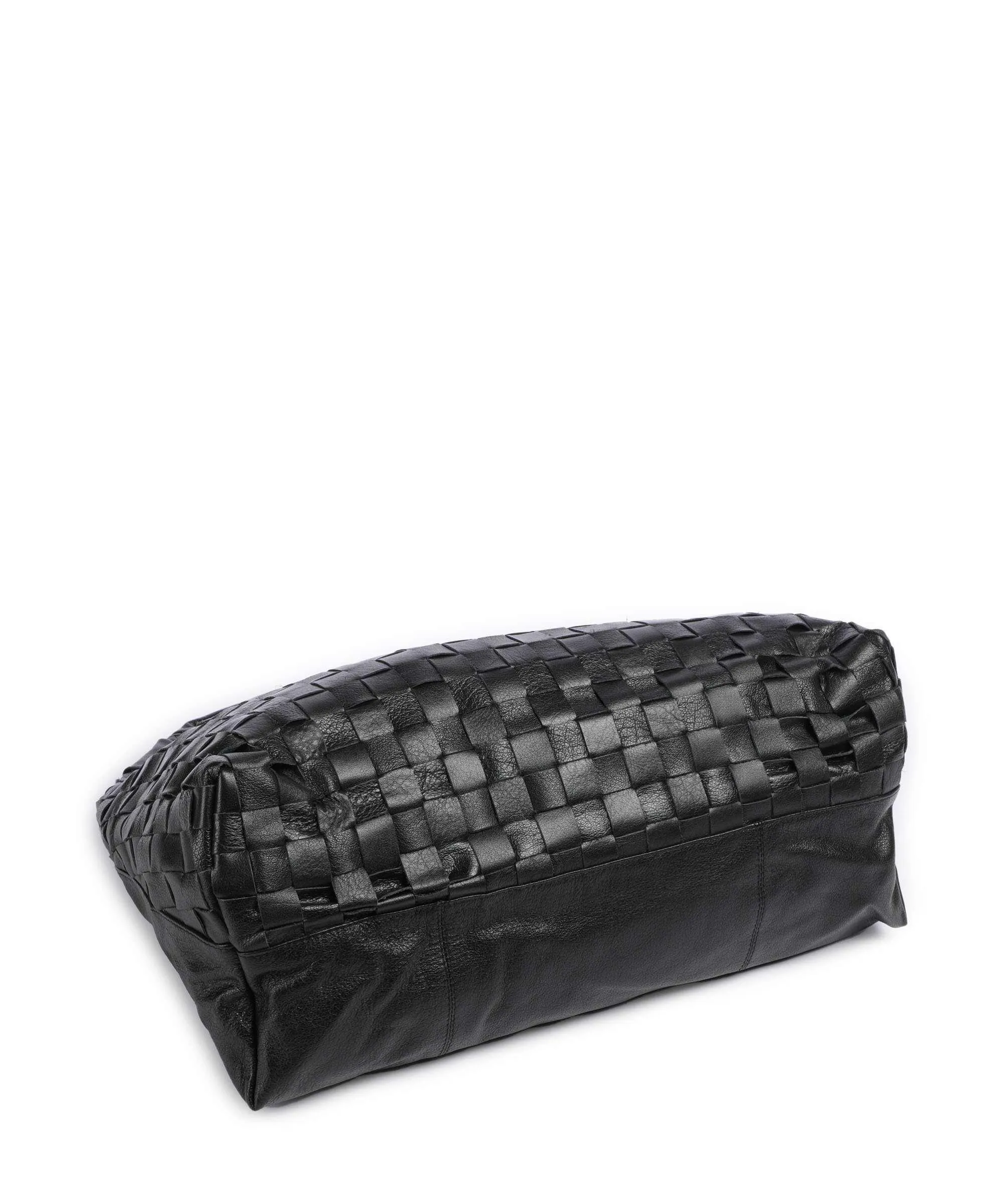  Núnoo Braided Air 1 Dandy Borsa hobo pelle granulata nero  