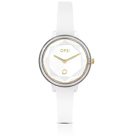 OPS OBJECTS Orologio solo tempo donna Ops Watch Diamond bianco