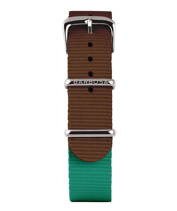 OROLOGIO SICILY MULTICOLOR dm. 36,5 NATO VERDE MARRONE