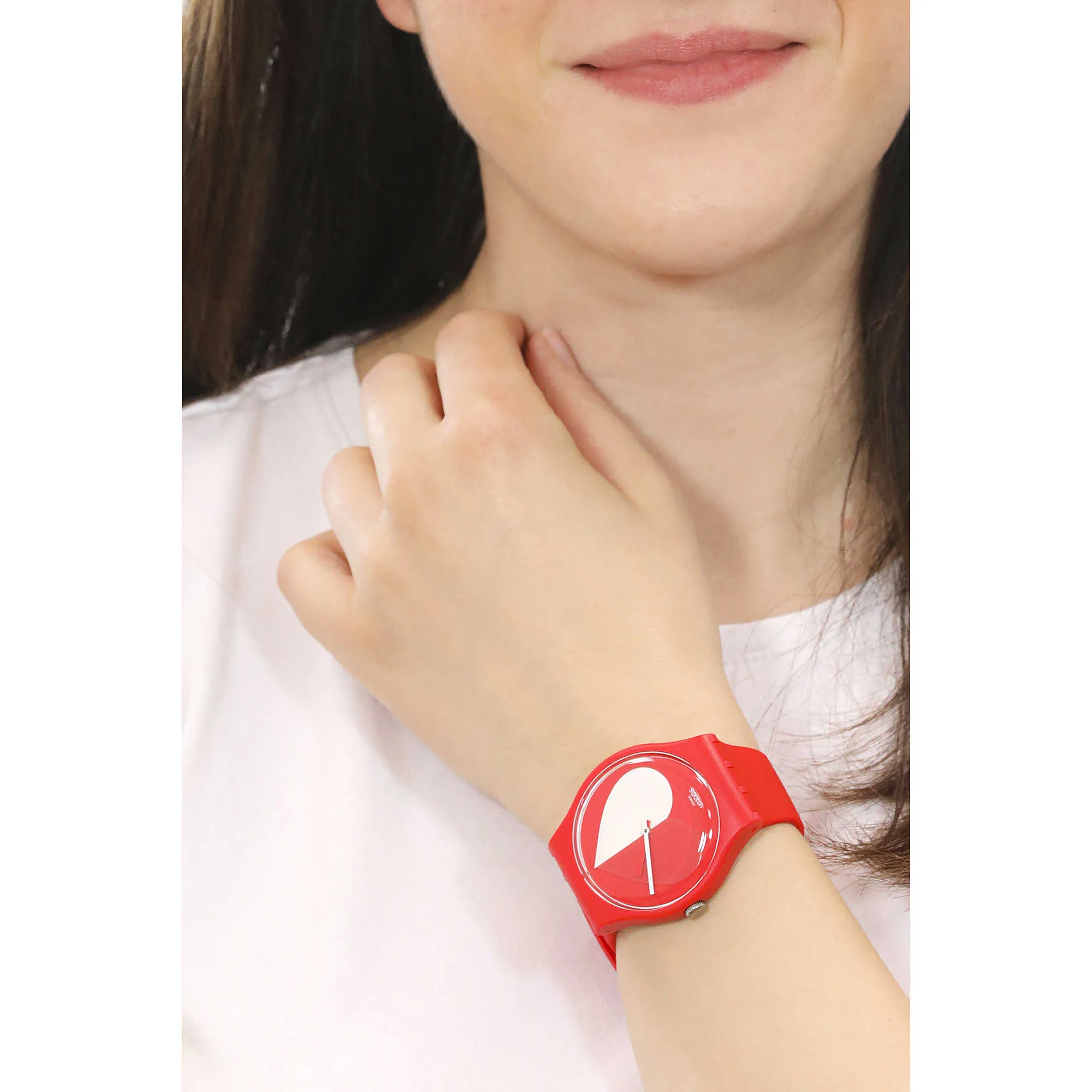 orologio solo tempo donna Swatch San Valentino