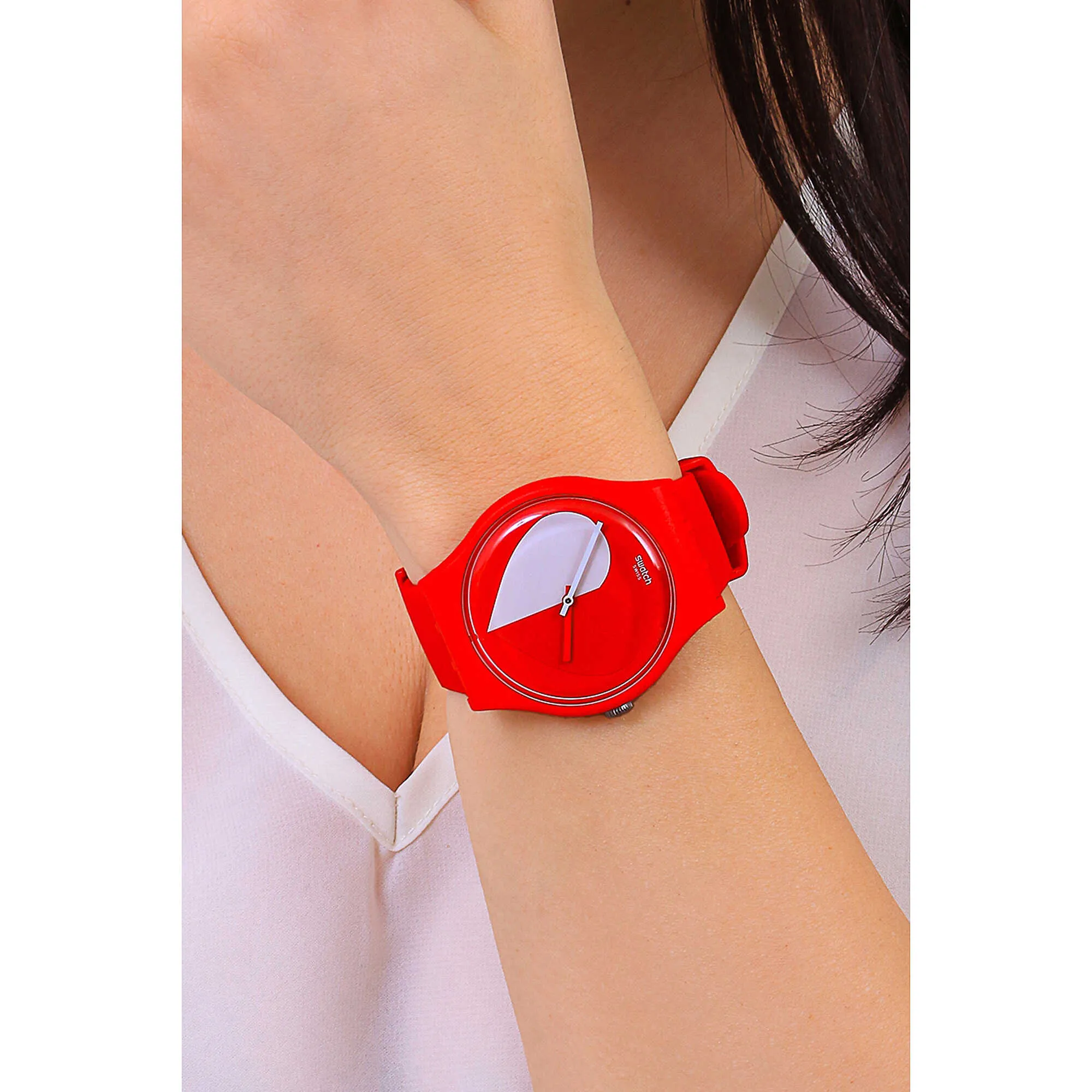 orologio solo tempo donna Swatch San Valentino