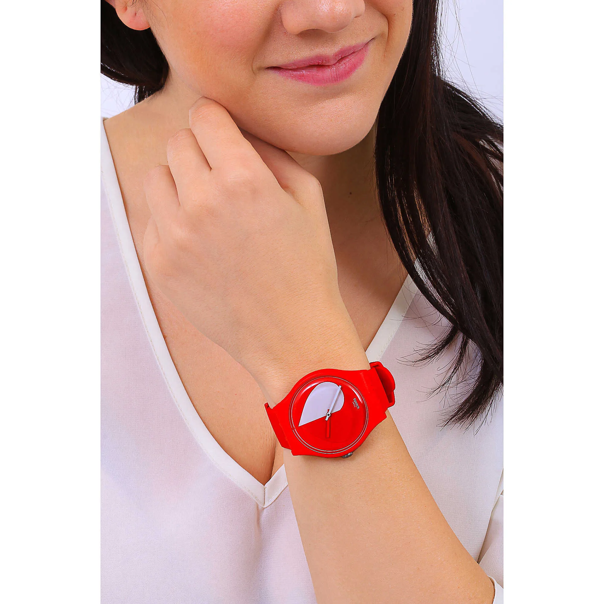 orologio solo tempo donna Swatch San Valentino