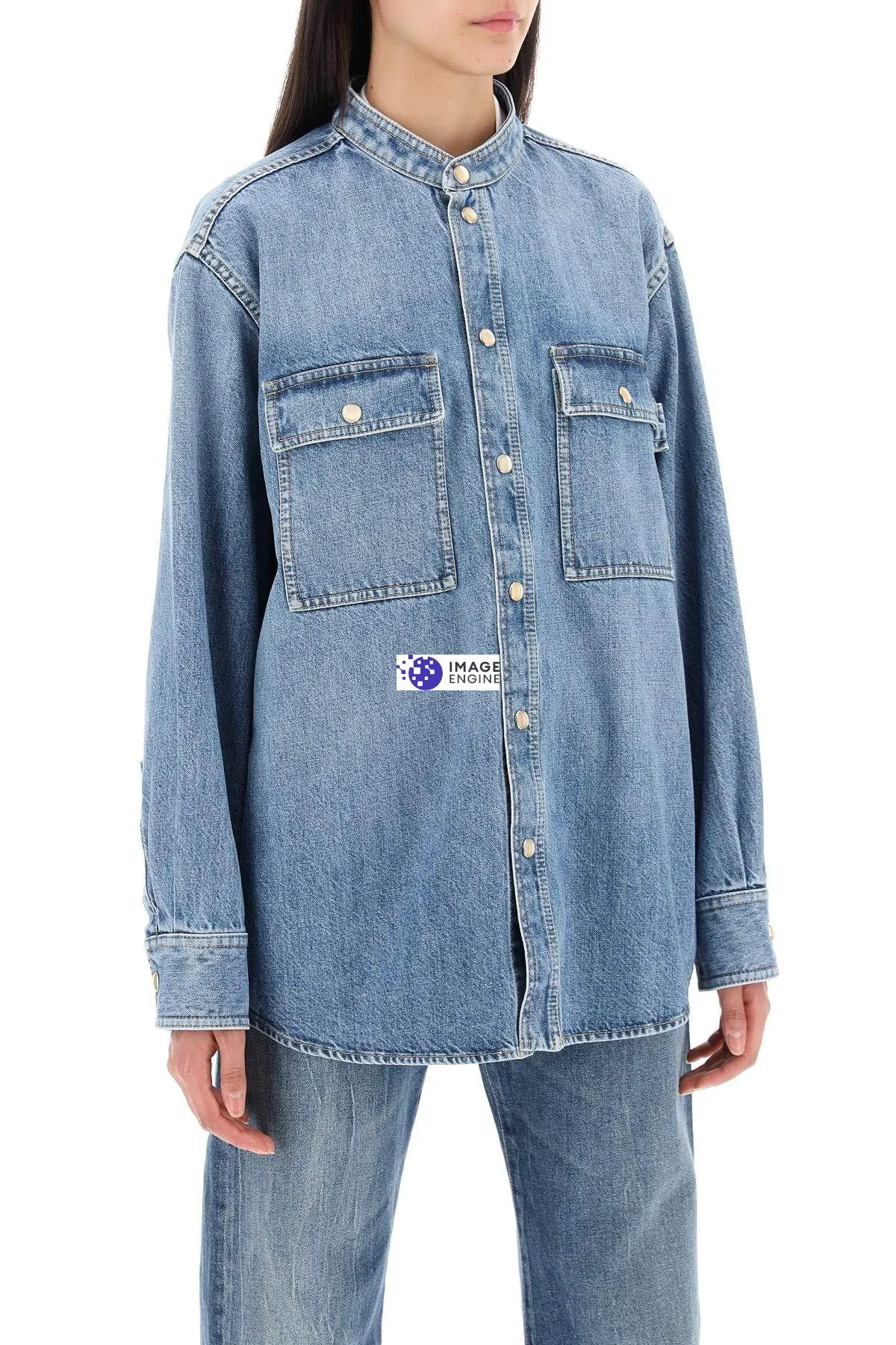 Overshirt in denim