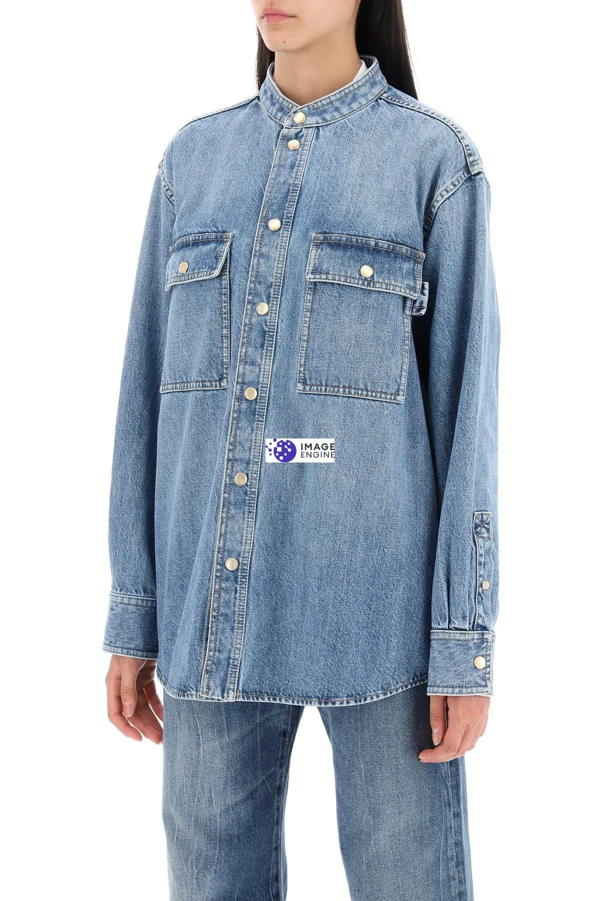 Overshirt in denim