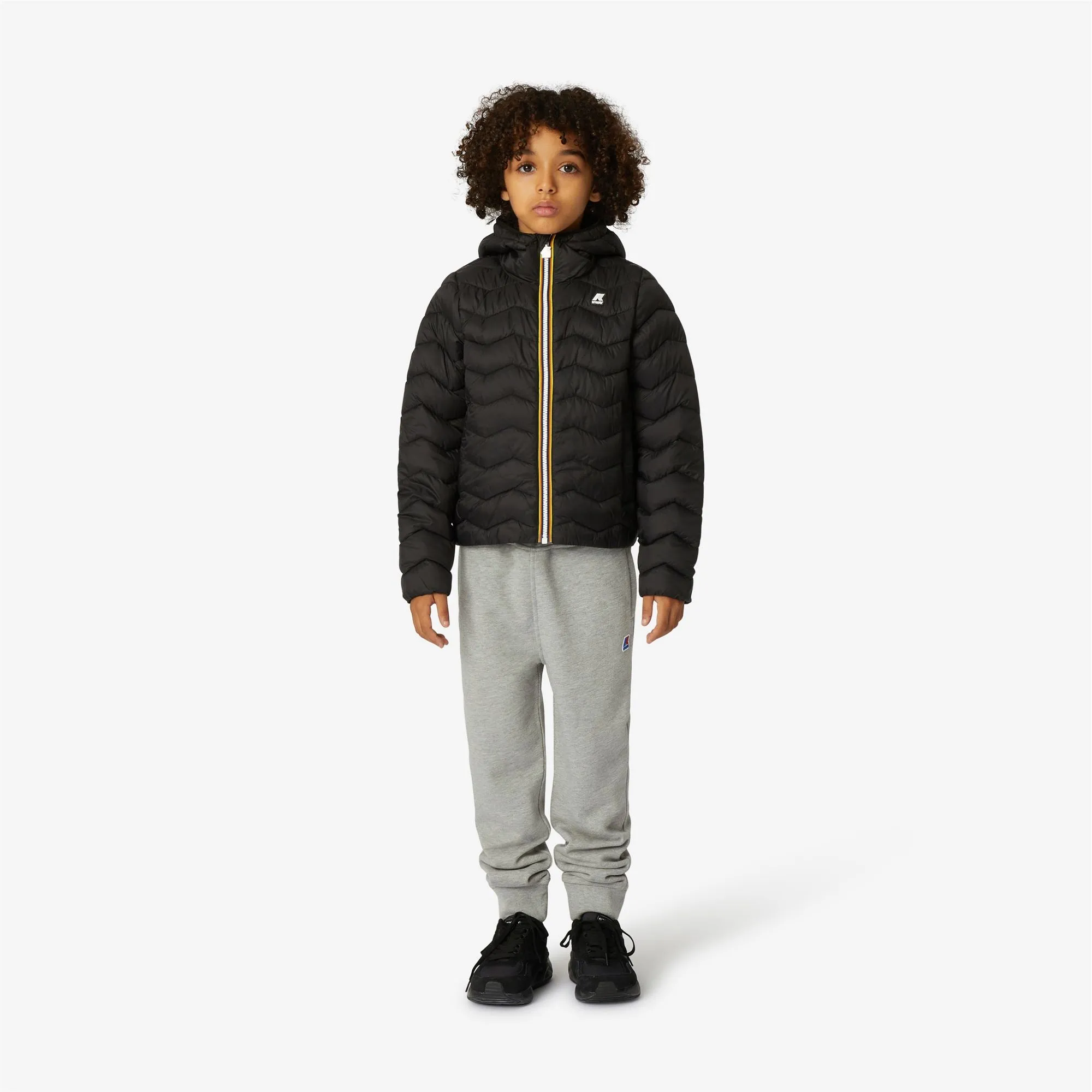 P. JACK QUILTED WARM BLACK PURE