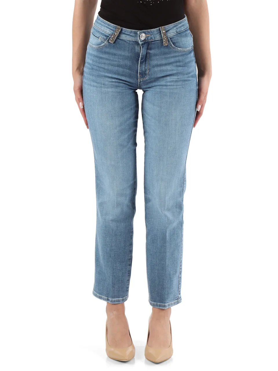 Pantalone jeans cinque cinque MID RISE SEXY STRAIGHT