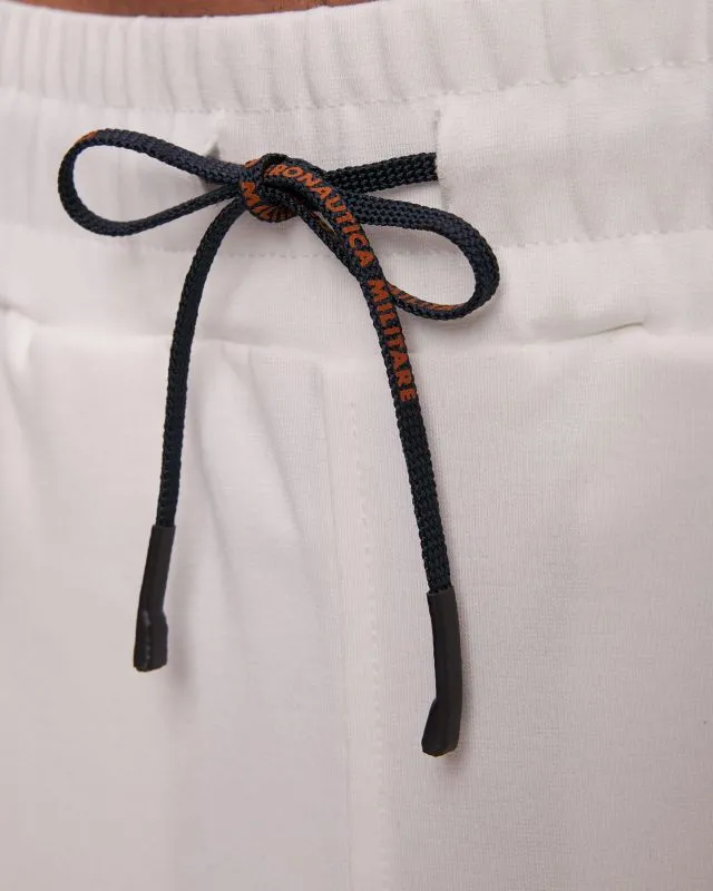 Pantaloni bianchi da tuta da uomo Aeronautica Militare