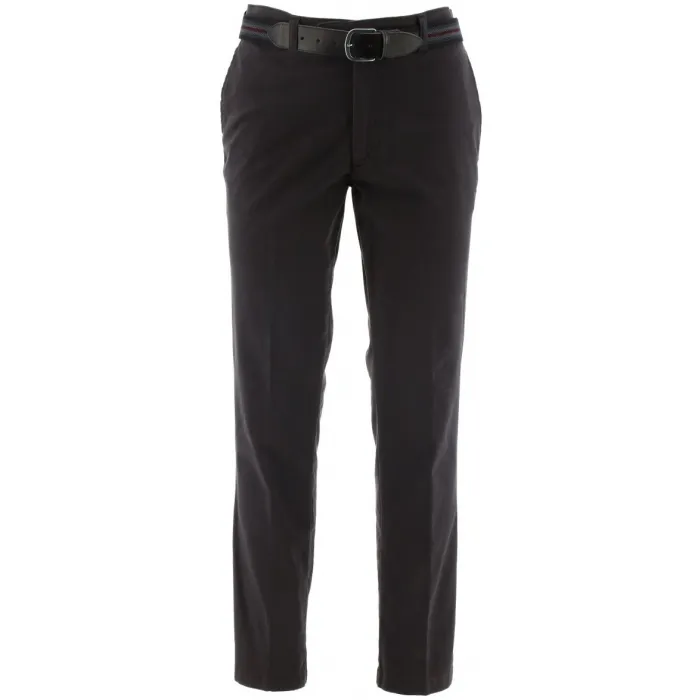 Pantaloni chino Henk ter Horst in cotone elasticizzato antracite