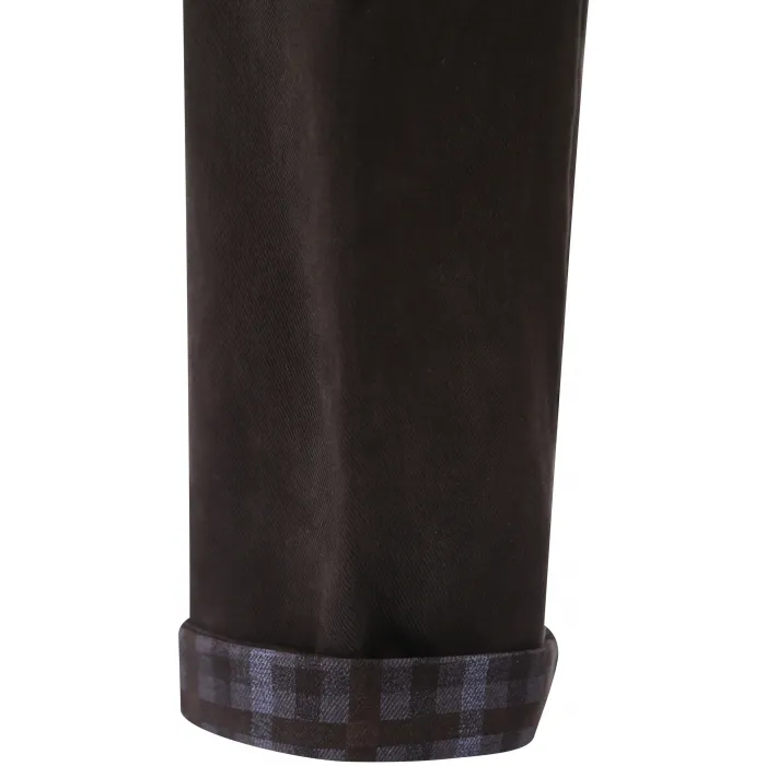 Pantaloni chino Henk ter Horst in cotone stretch Marrone scuro