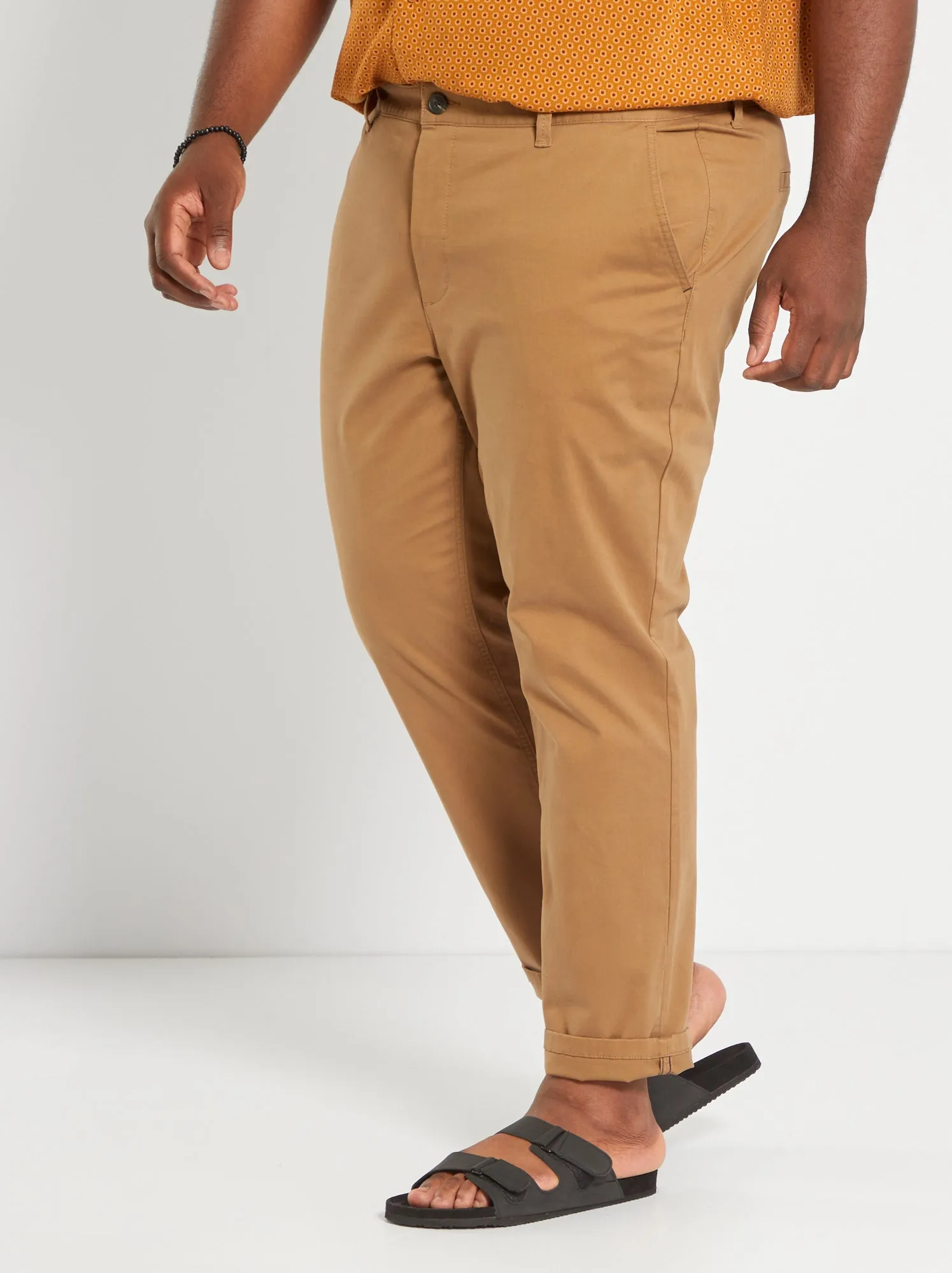 Pantaloni chino slim - L32 - marrone