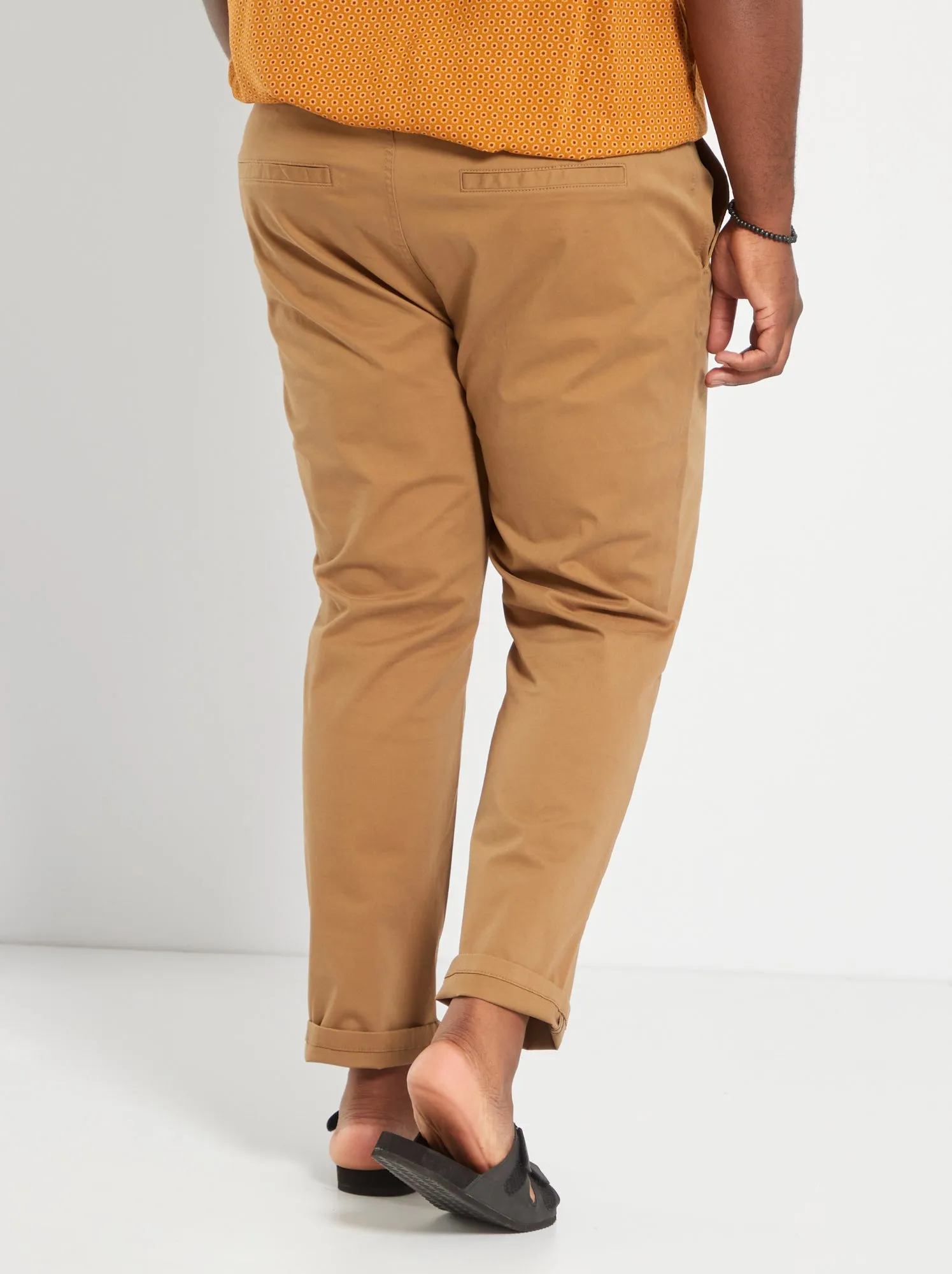 Pantaloni chino slim - L32 - marrone
