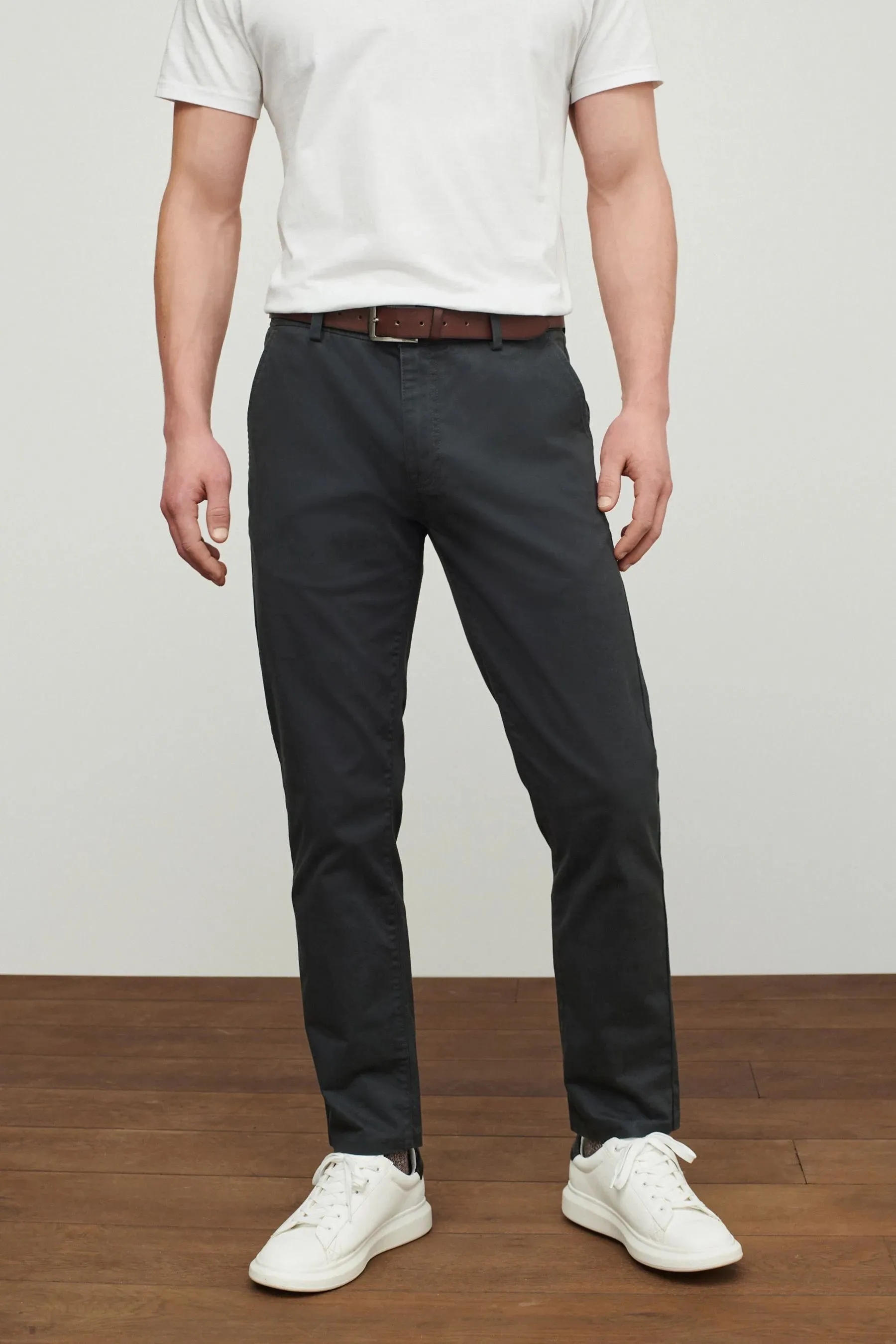 Pantaloni Chino Soft Touch con cintura