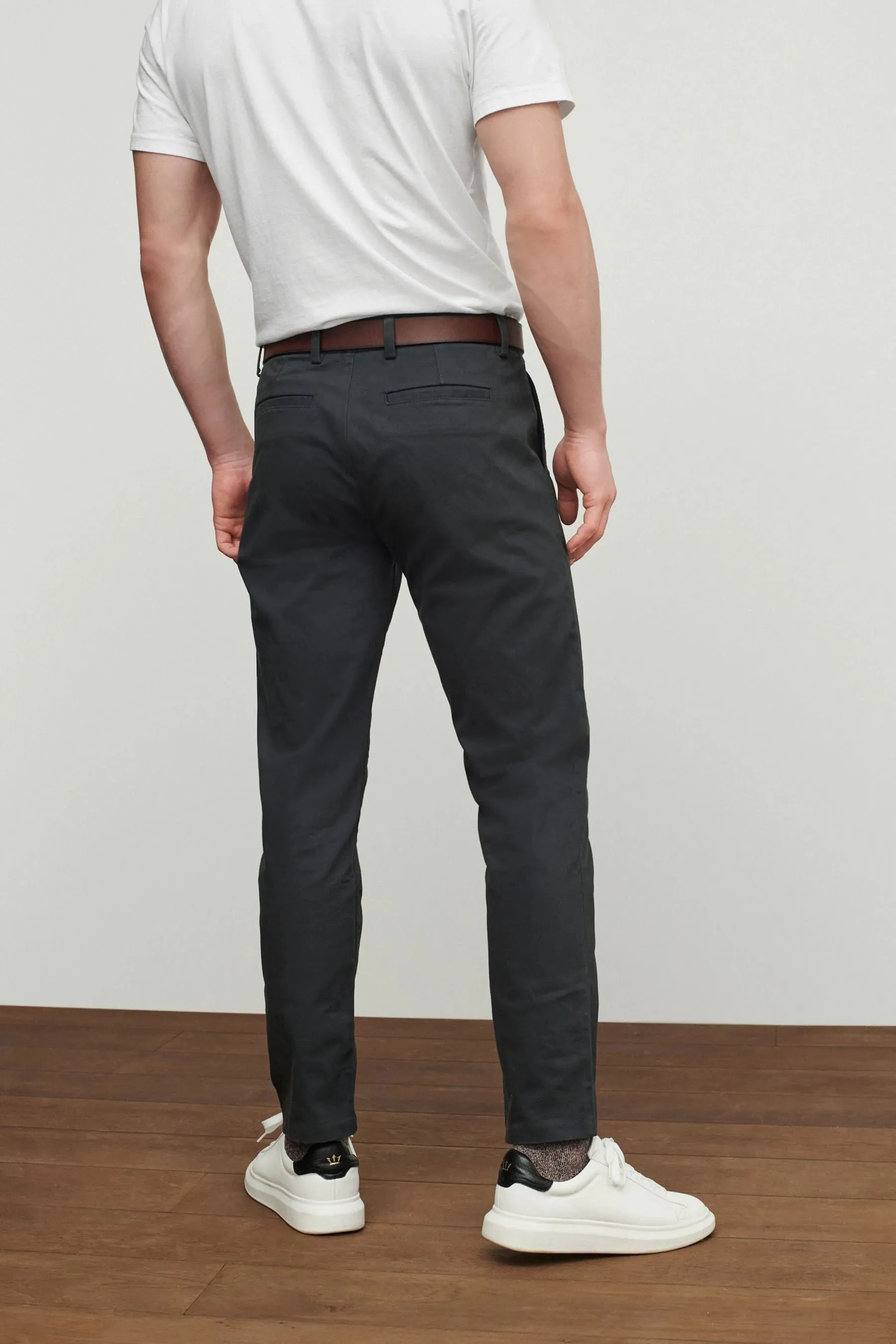 Pantaloni Chino Soft Touch con cintura