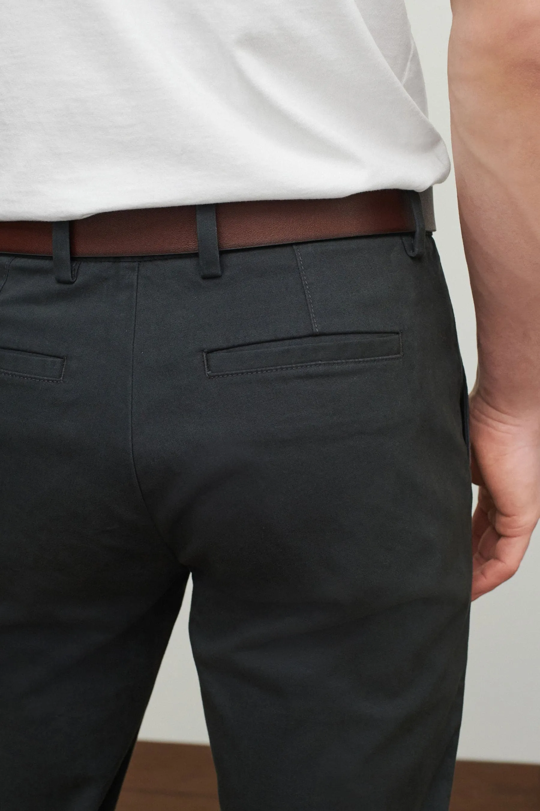 Pantaloni Chino Soft Touch con cintura
