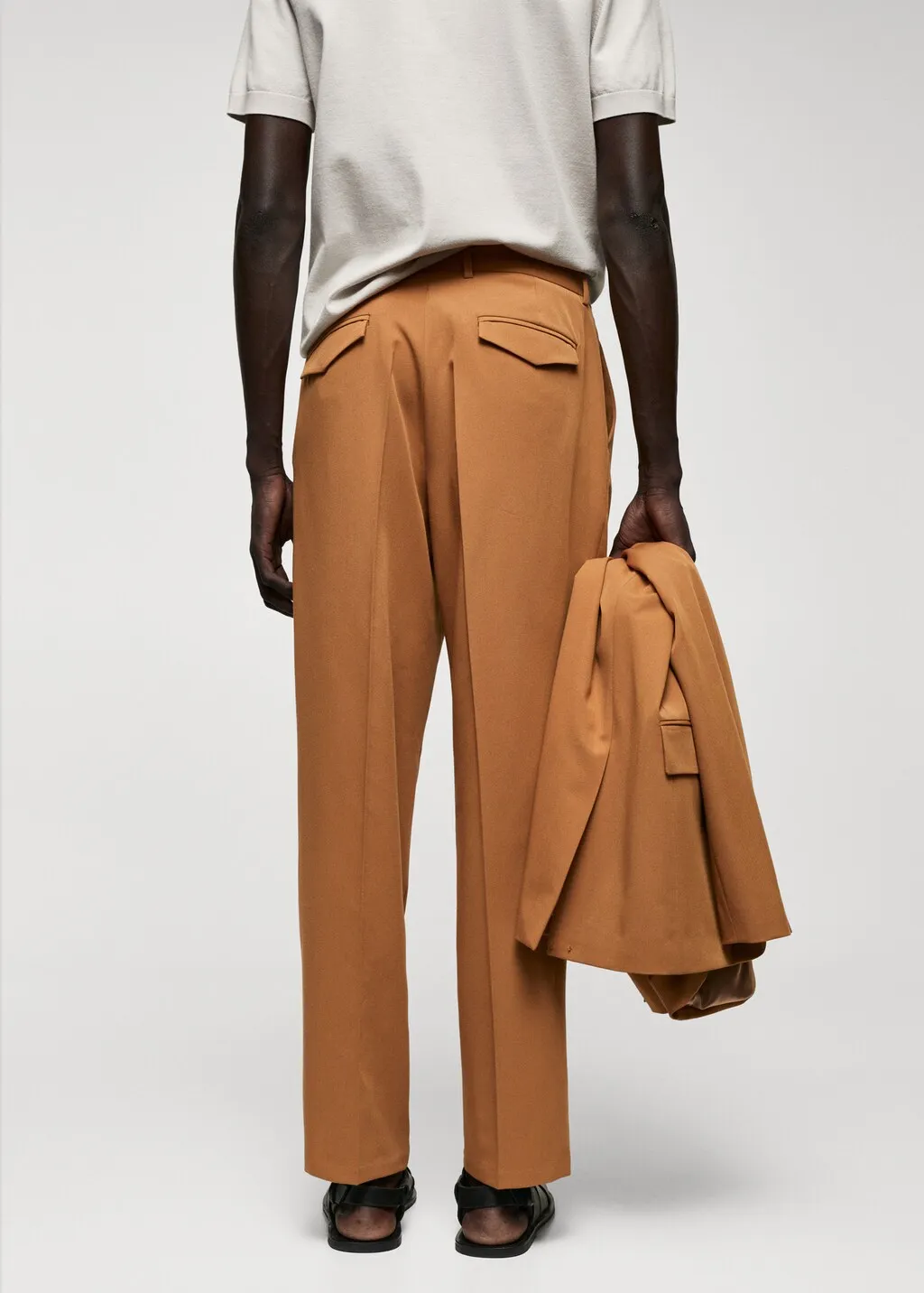 Pantaloni completo regular-fit pinces