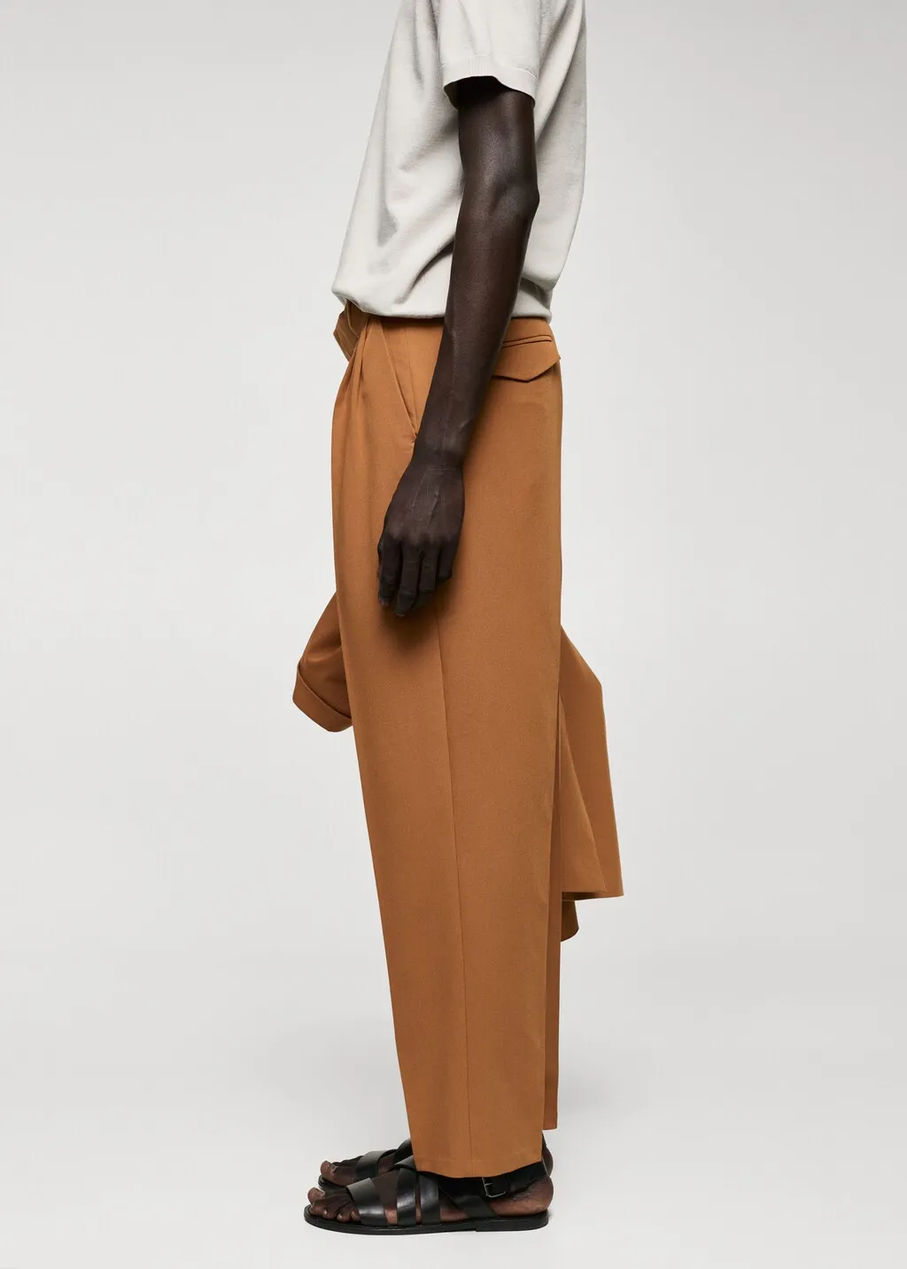 Pantaloni completo regular-fit pinces