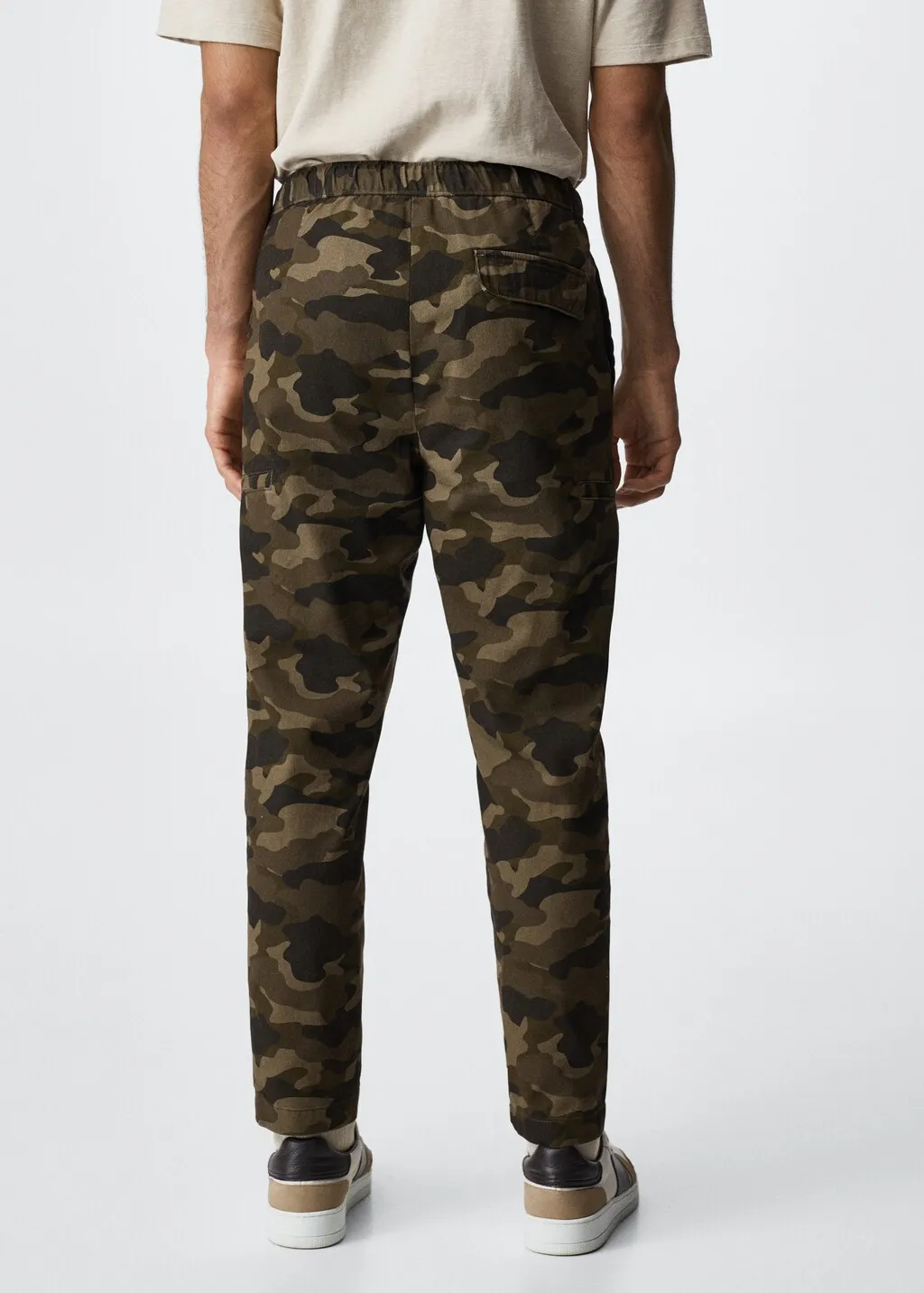 Pantaloni cotone mimetici 