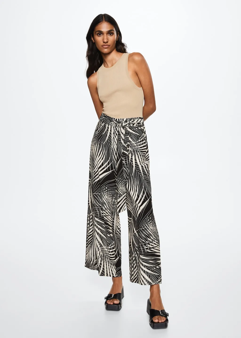 Pantaloni fluidi stampati