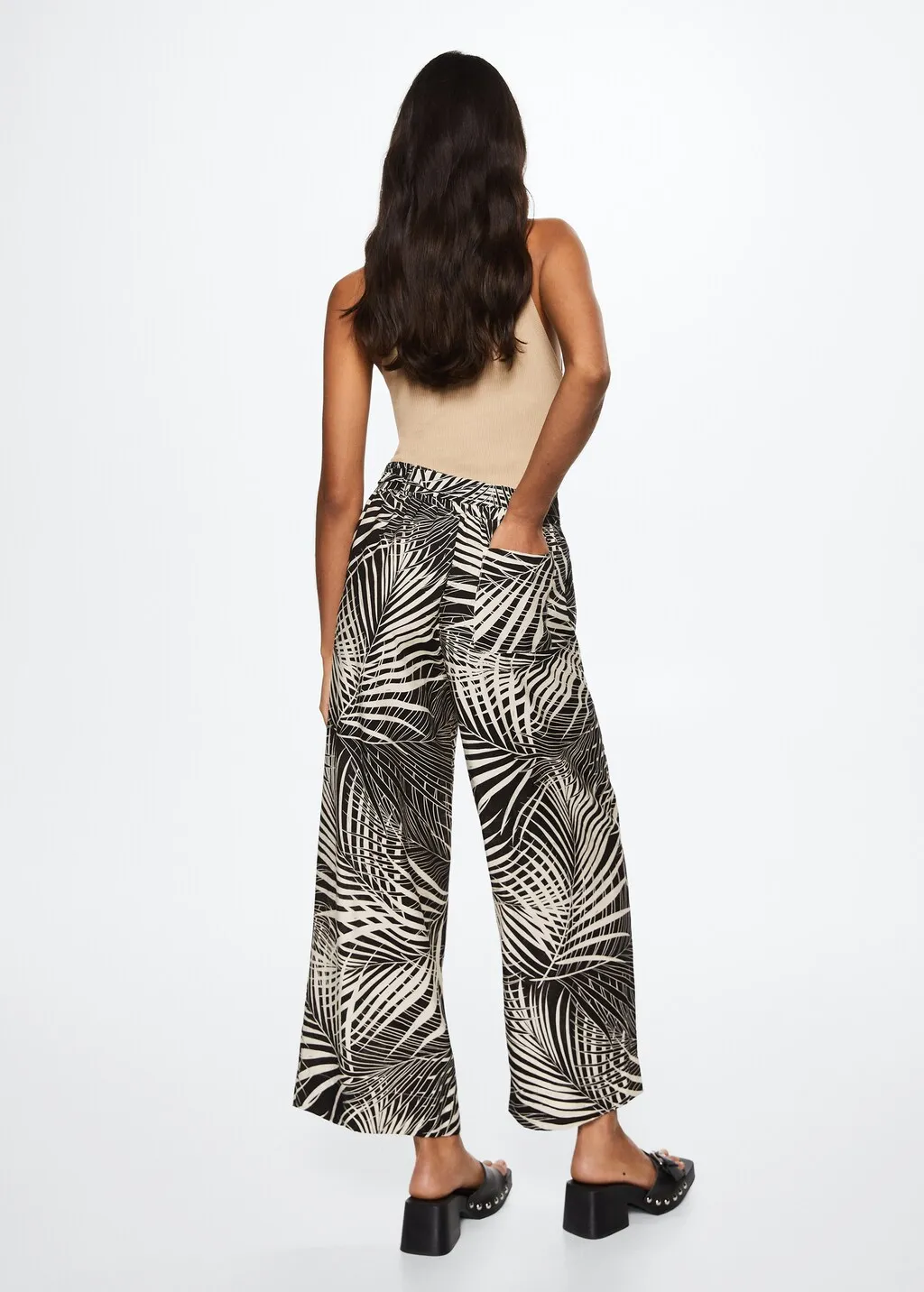Pantaloni fluidi stampati