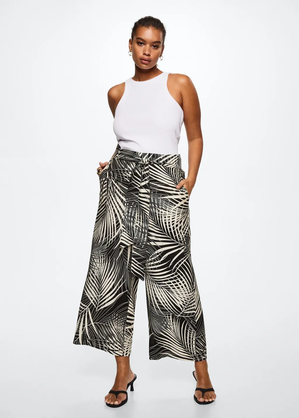 Pantaloni fluidi stampati