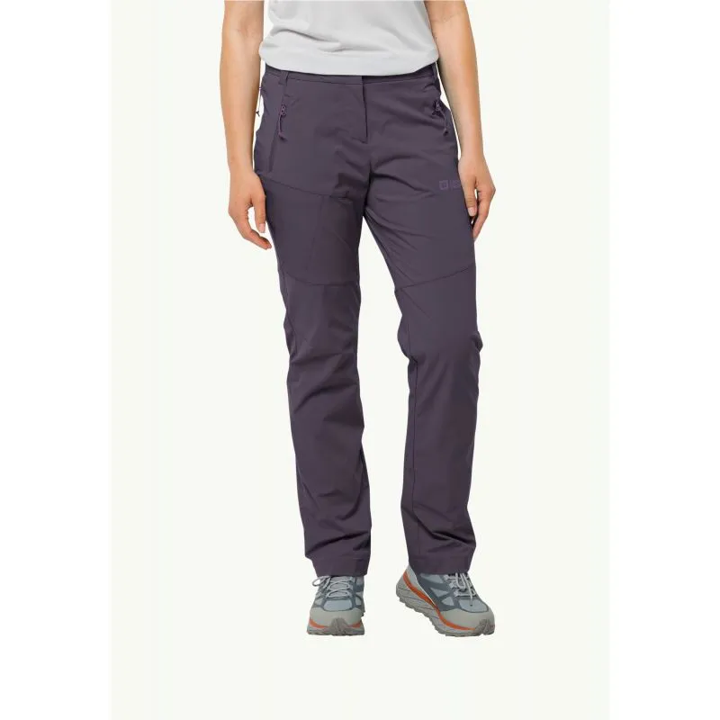 Pantaloni JACK WOLSKINS GLASTAL PANTS W (Dark Grape) da donna