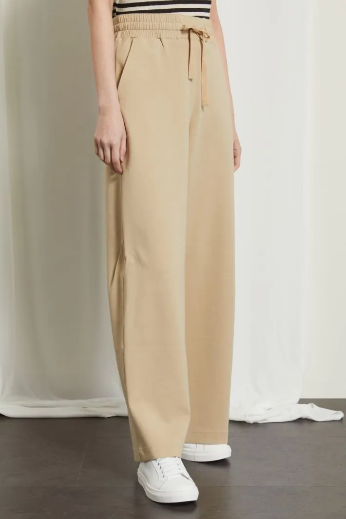 Pantaloni morbidi con coulisse