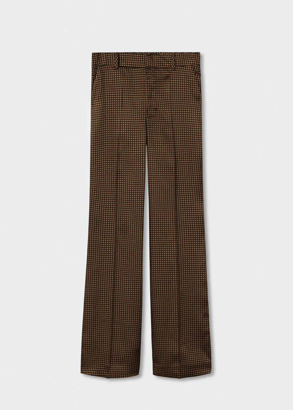 Pantaloni satinati stampa