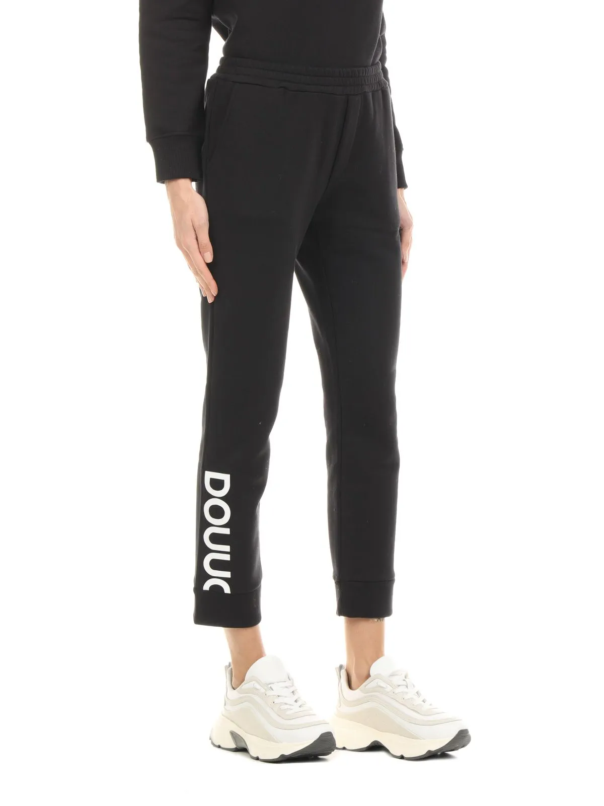 PANTALONI TUTA "BASIL" NERO