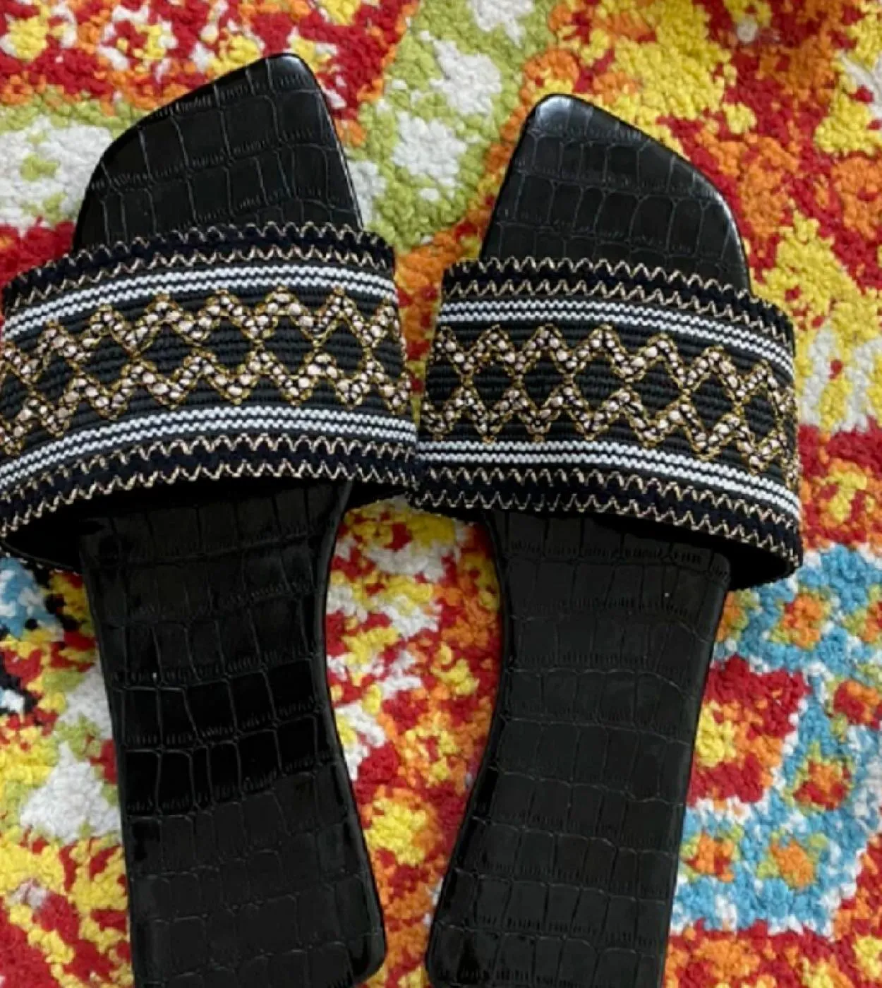Pantofole da donna Estate New Rome Sandali retrò Scarpe Casual piatte Scivoli femminili su ciabatte Scarpe da donna Taglie forti