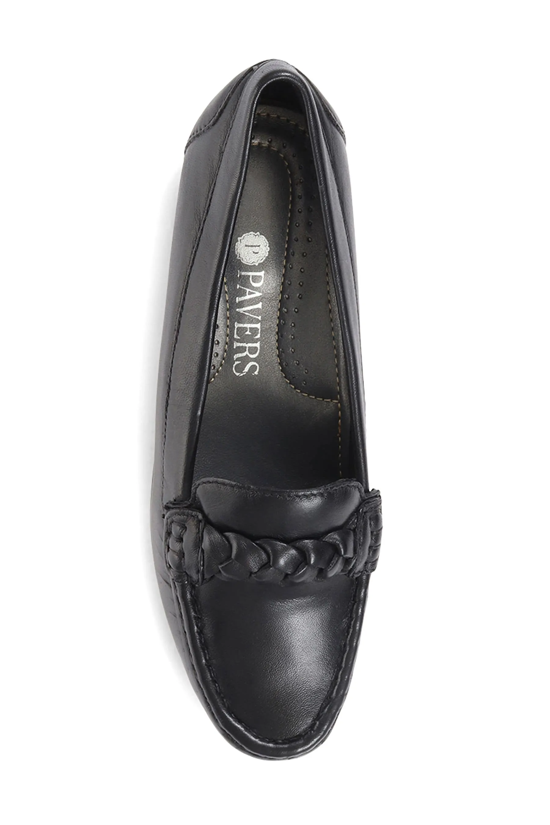 Pavers - Nero casual in pelle - Scarpe a mocassino