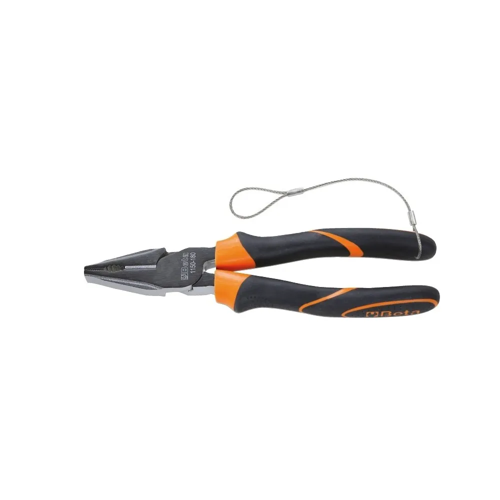 Pinze universali a grande effetto, cromate, impugnatura bimateriale H-SAFE - Beta 1150BM-HS