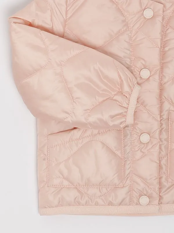 Piumino bambina Colmar con chiusura a bottoni Rosa