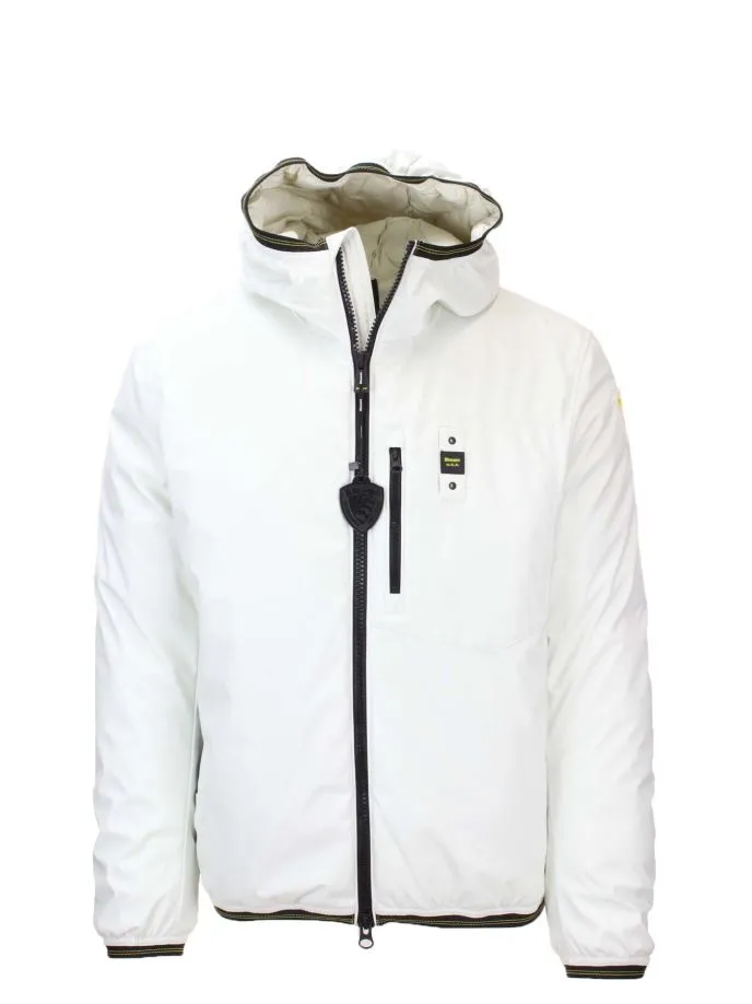 Piumino bomber in neoprene con cappuccio Derry