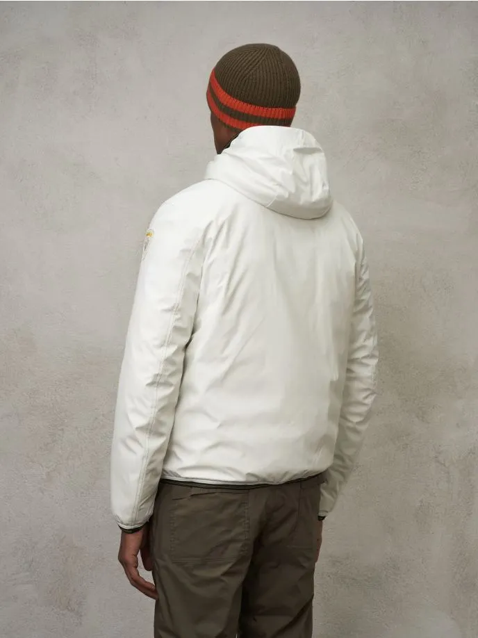 Piumino bomber in neoprene con cappuccio Derry
