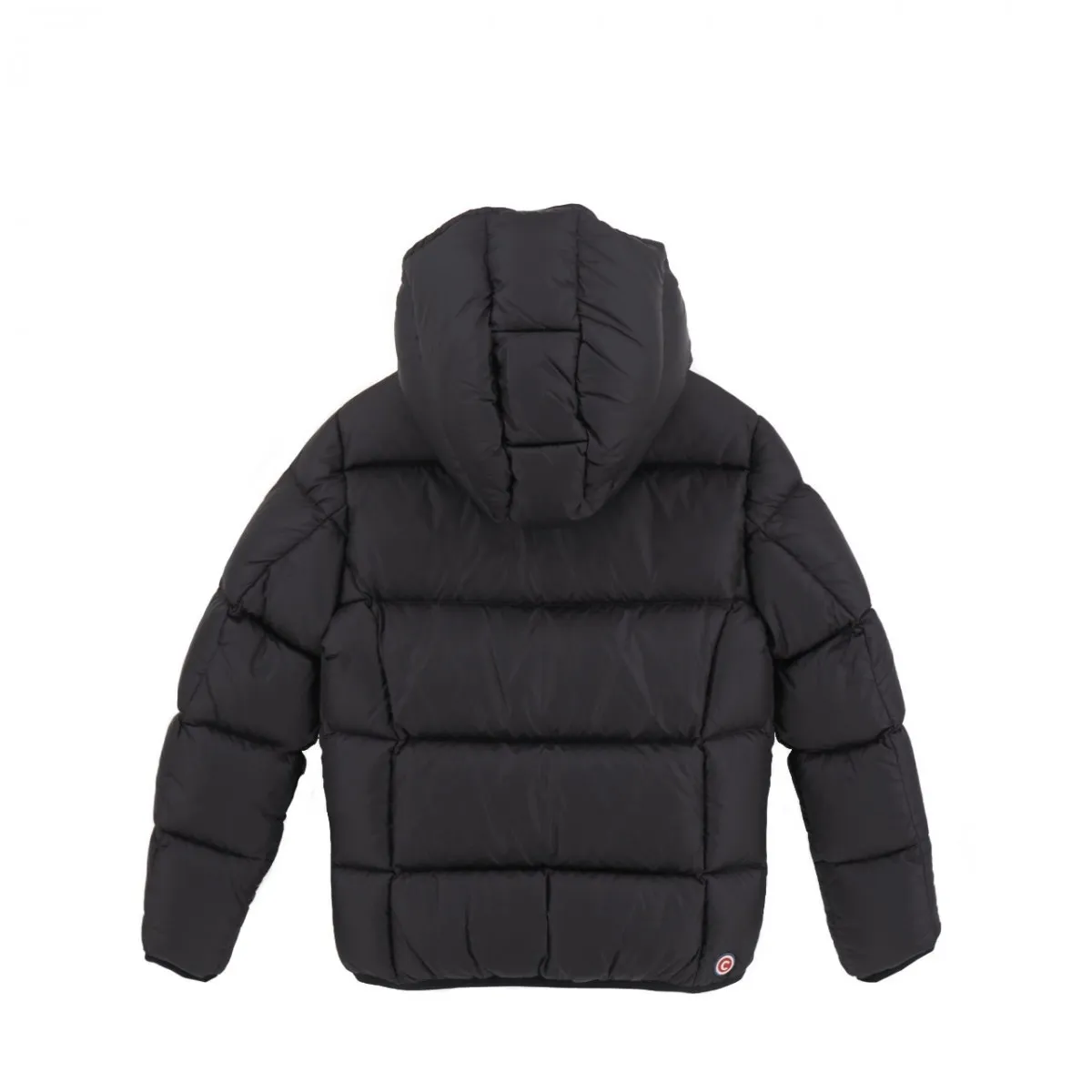 Piumino Con Cappuccio Concrete Da Bambino, Nero