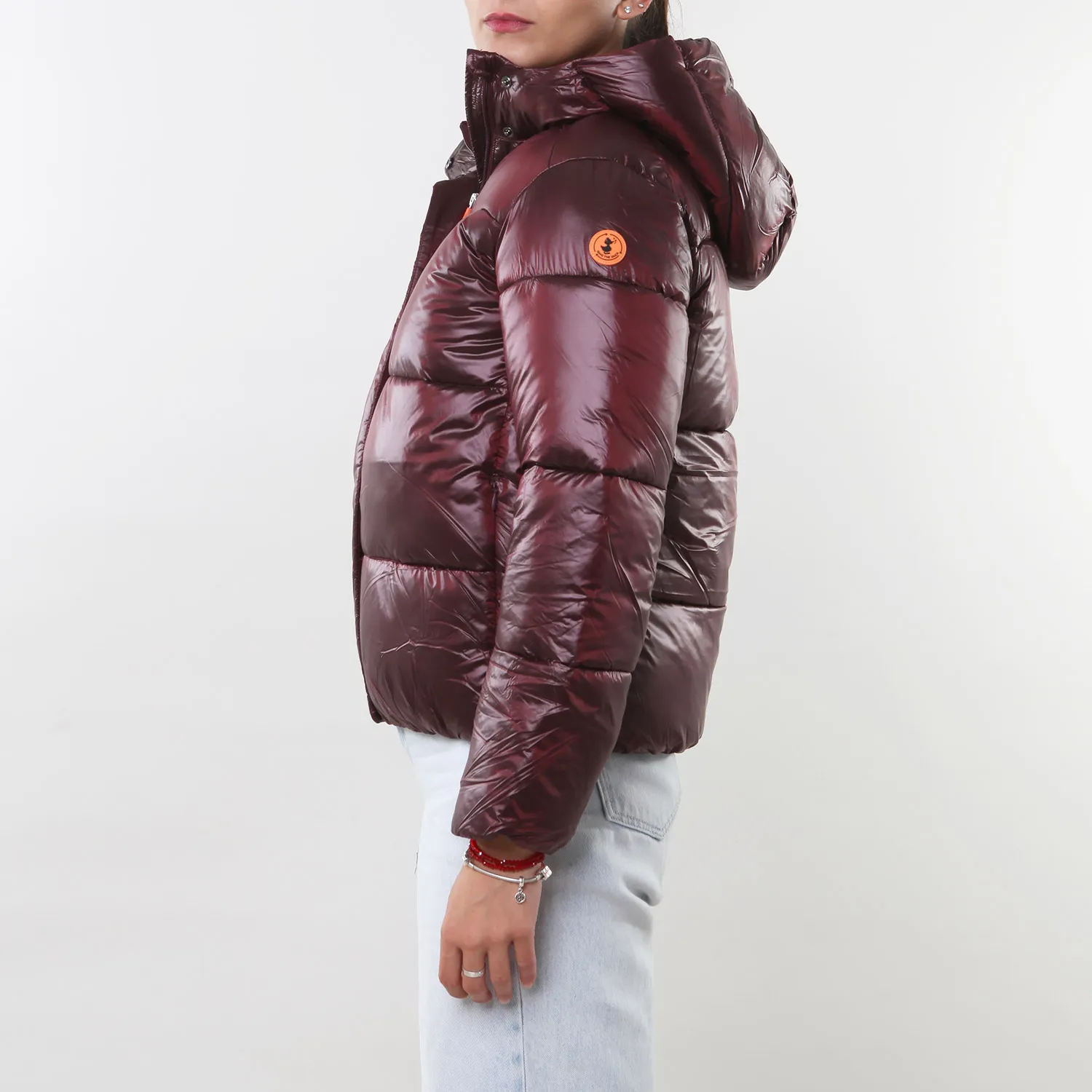 Piumino Ili Bordeaux Cangiante Bambina E Ragazza