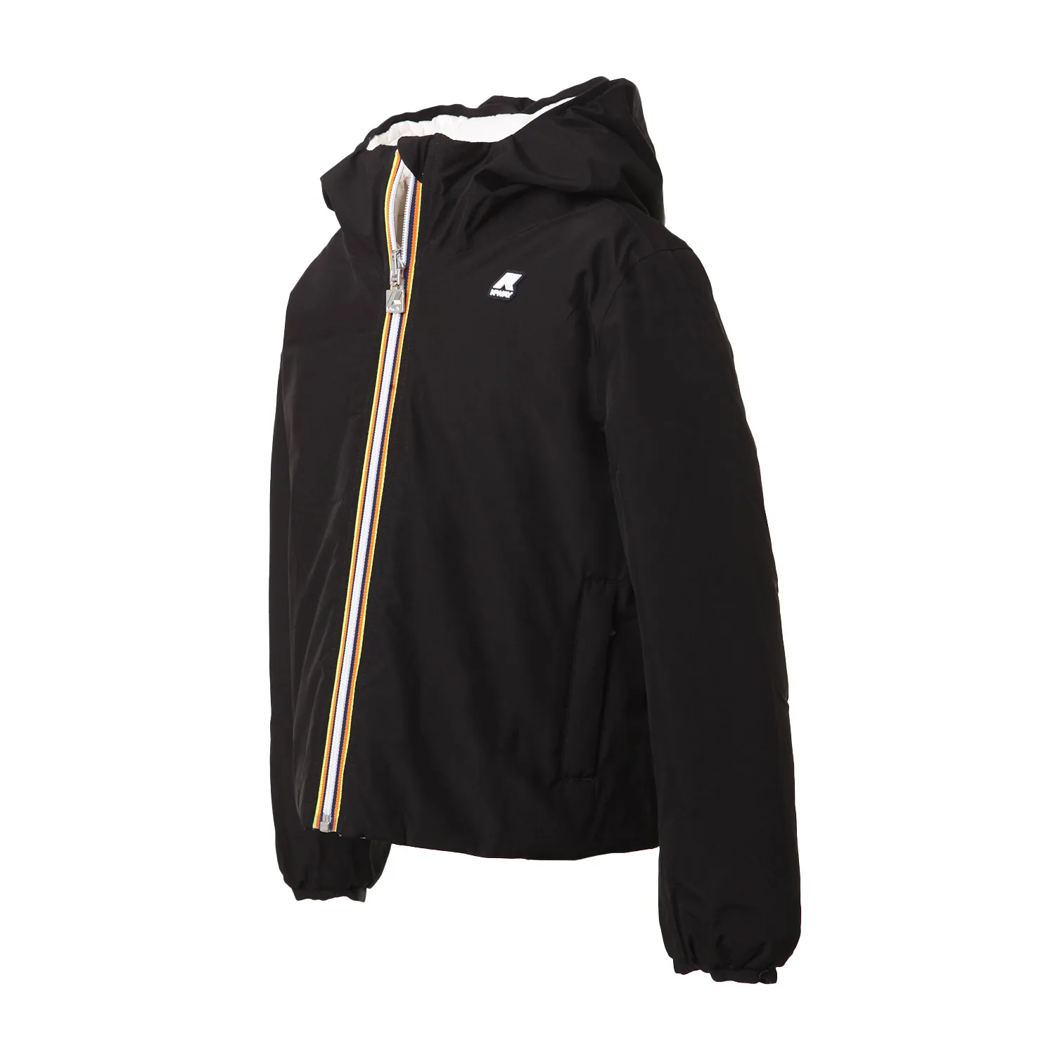Piumino Marguerite Eco Stretch Nero E Bianco