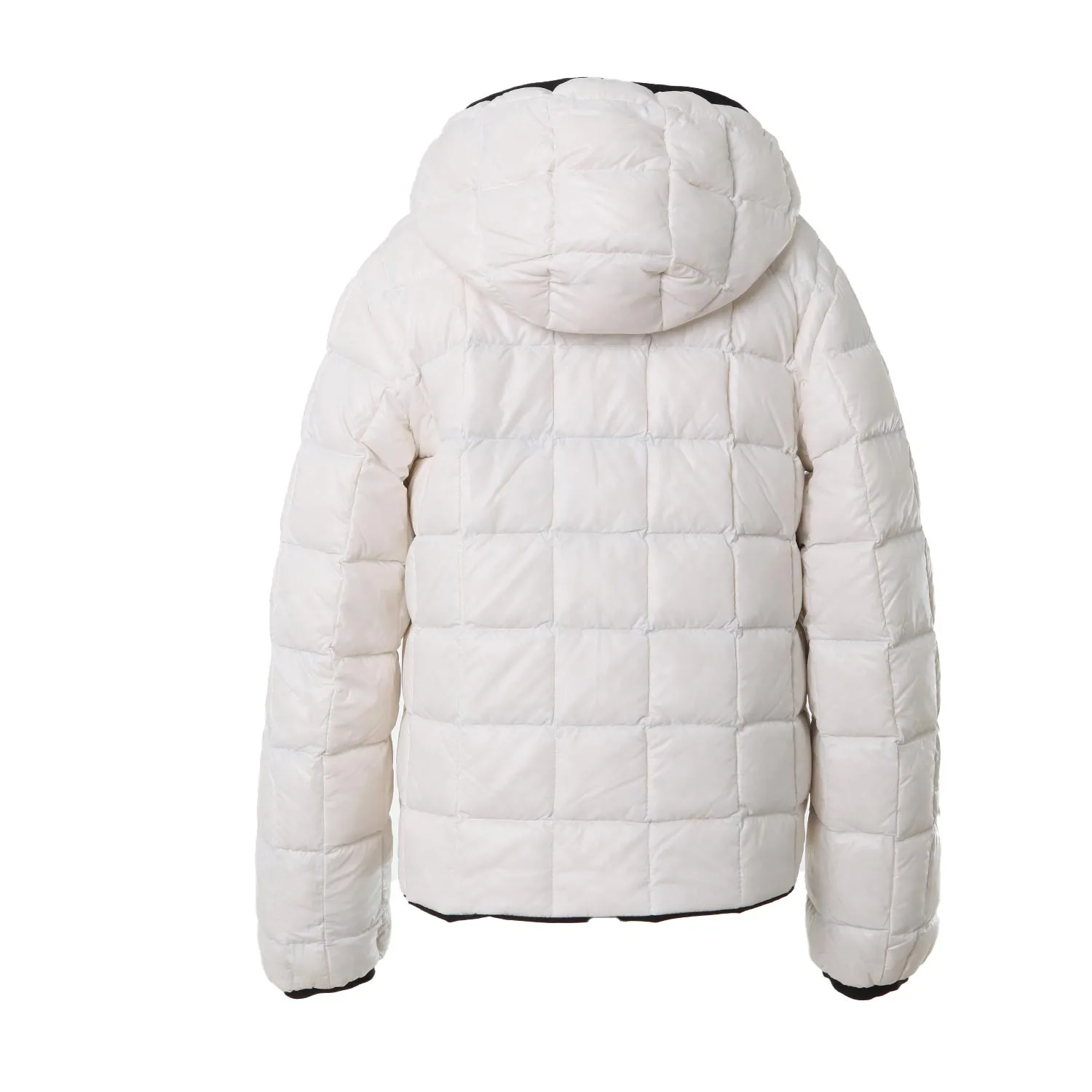 Piumino Marguerite Eco Stretch Nero E Bianco