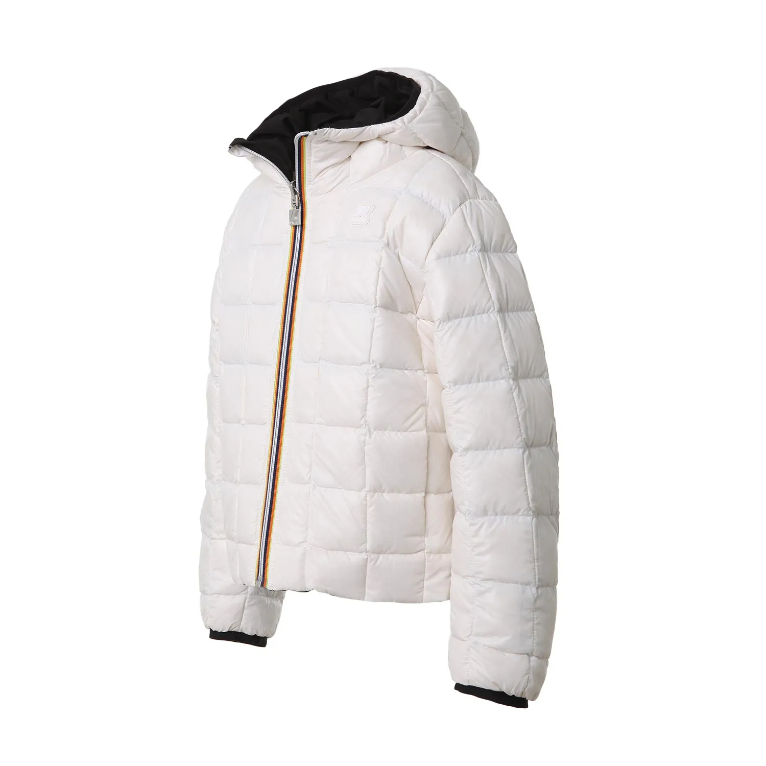 Piumino Marguerite Eco Stretch Nero E Bianco