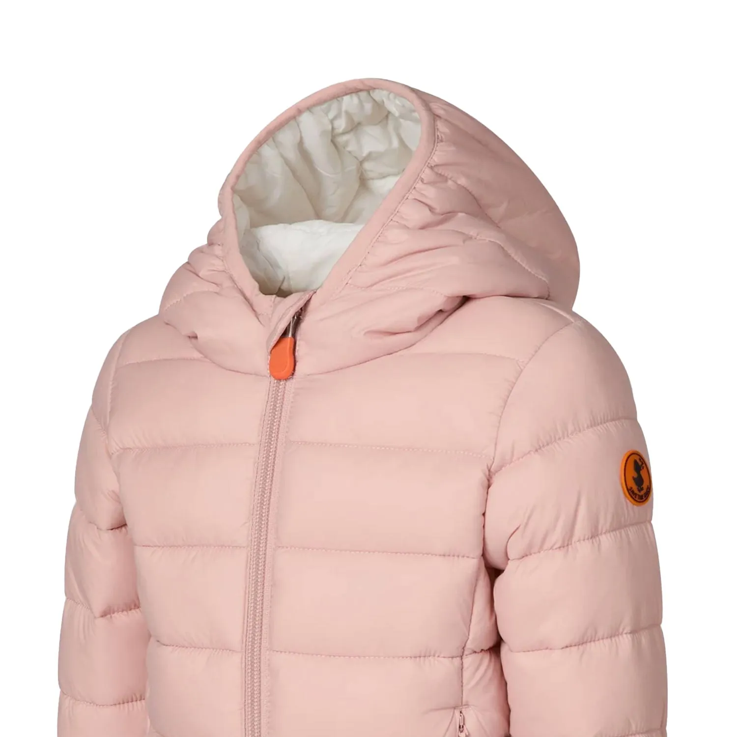 Piumino Wally Rosa Blush E Bianco Bimba