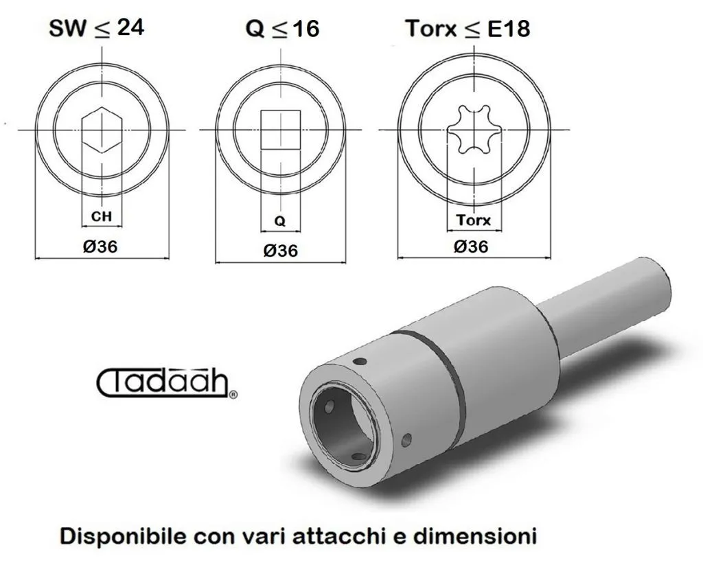 Poliangolar 7100EC-BT50 Brocciatore per esterni versione compatta con attacco BT 50