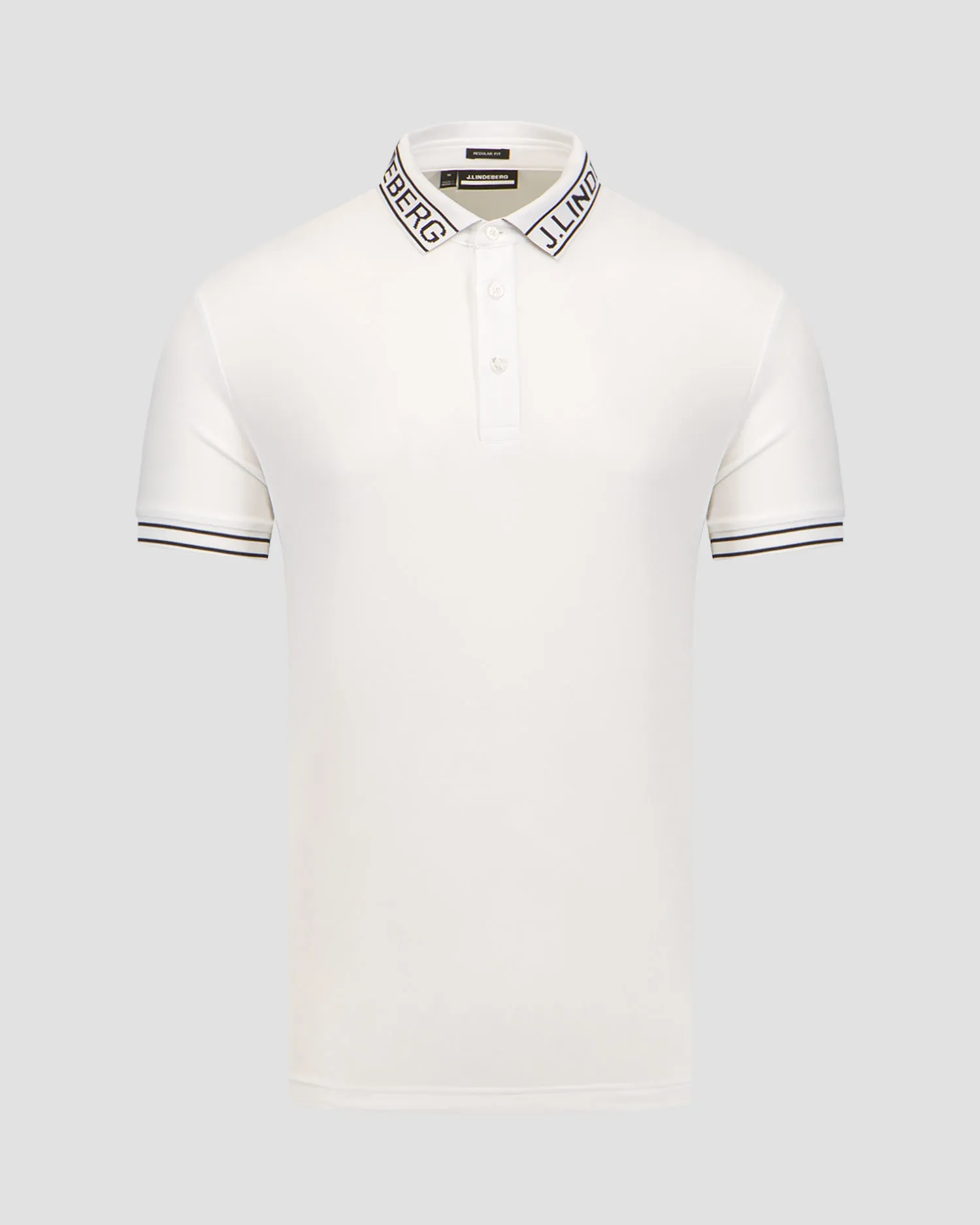 Polo bianca da uomo J.Lindeberg Austin GMJT09171-white