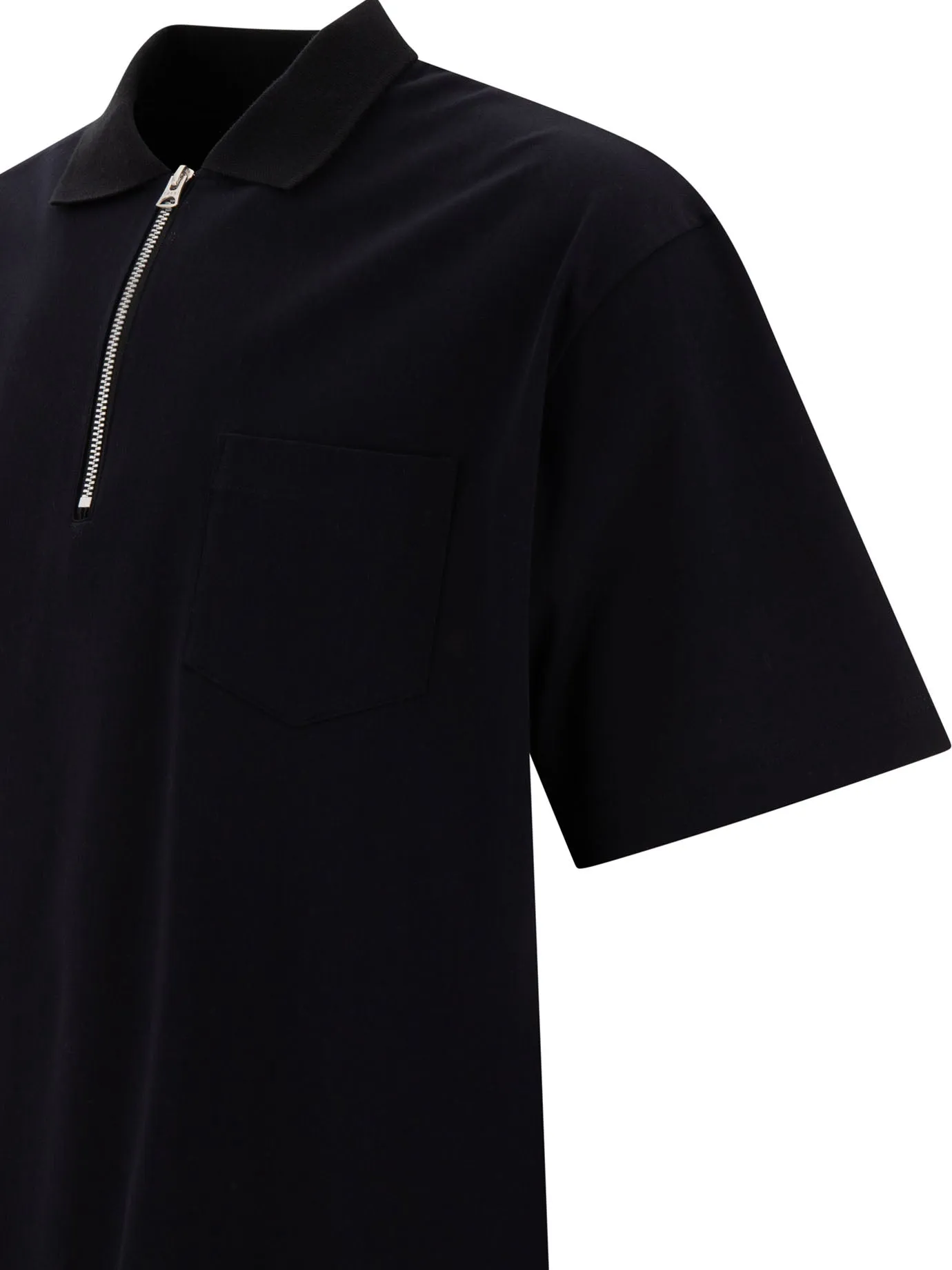 Polo con cerniera sacai