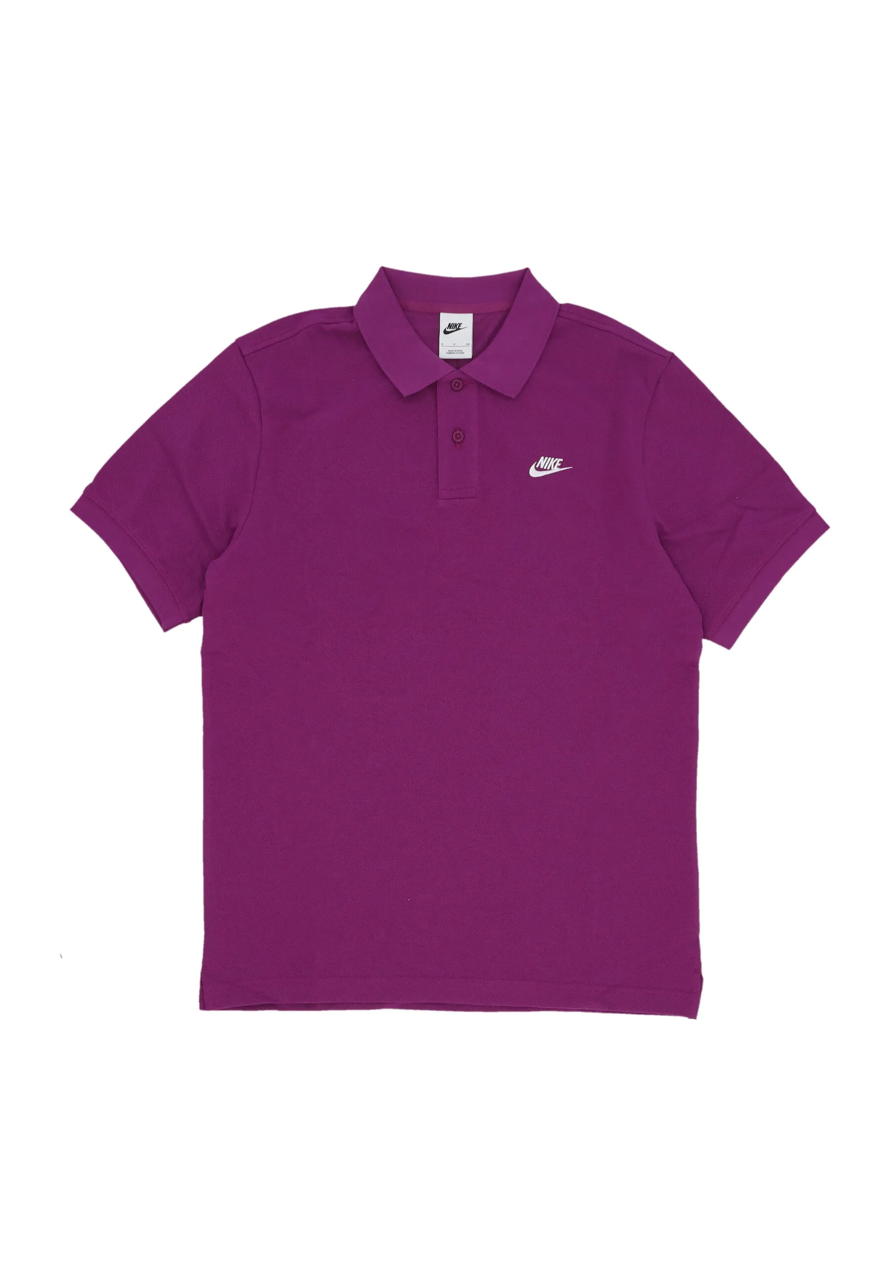 Polo Manica Corta Uomo Club Essential Pique Polo Shirt Viotech/white